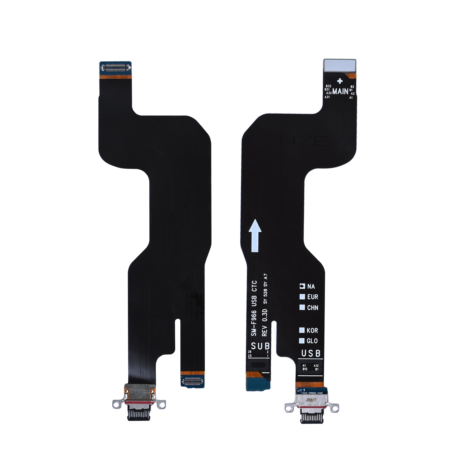 OEM Ladebuchse Ladeplatine Flex für Samsung Galaxy Z/Fold/Flip + Tab Serie - Modell: Galaxy Z Flip4 5G F721B - Ausführung: Ladeplatine – Bild 22