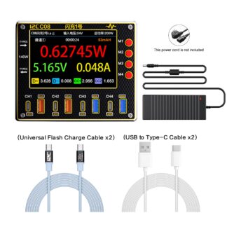 i2C Flash Charger C08-3 komplett Set Black