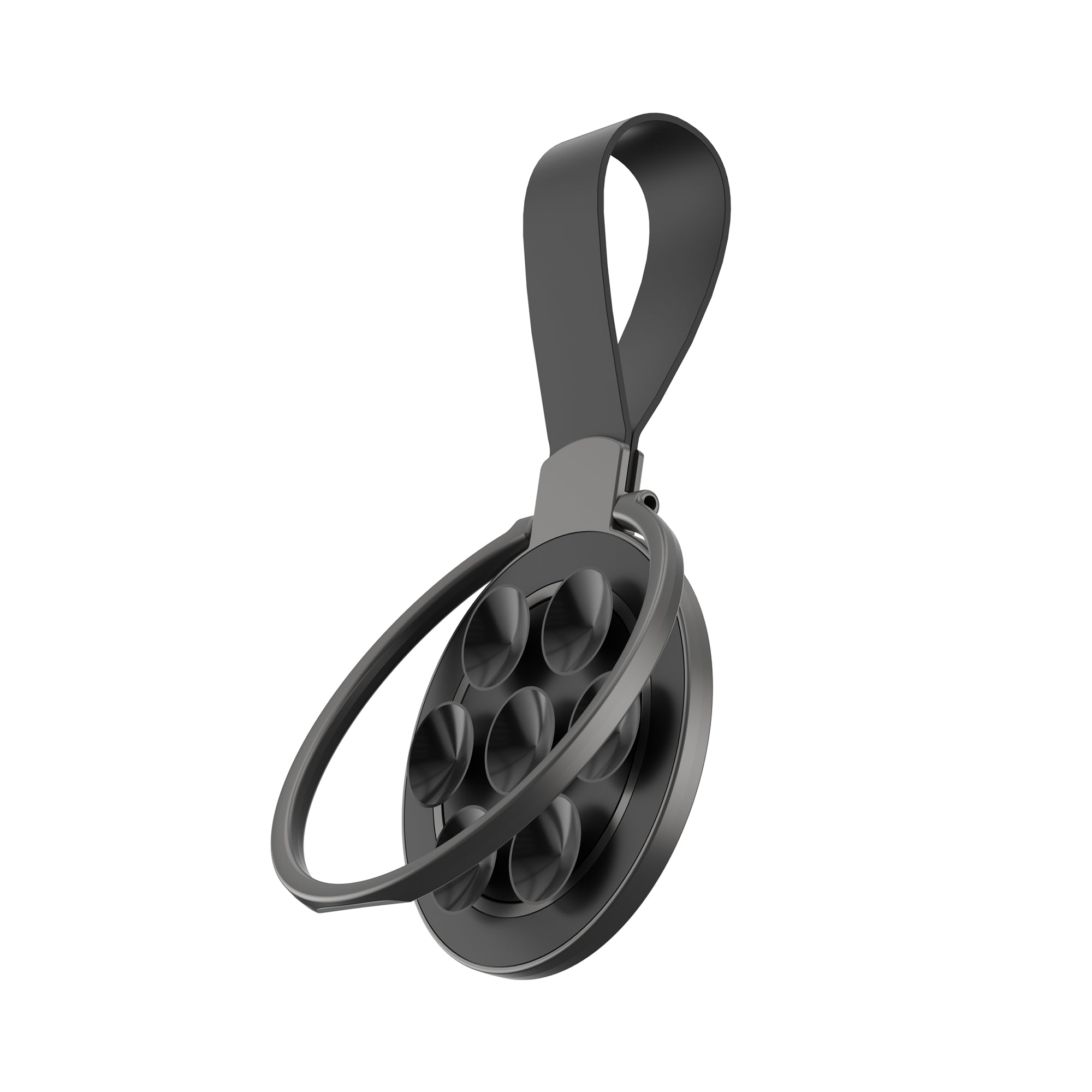 Rixus RXPH60B Silicone Magnetic Ring Holder Black – Bild 3