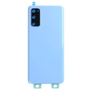 Samsung Galaxy S20 4G G980F, S20 5G G981B Akkudeckel mit Linse Blue OEM