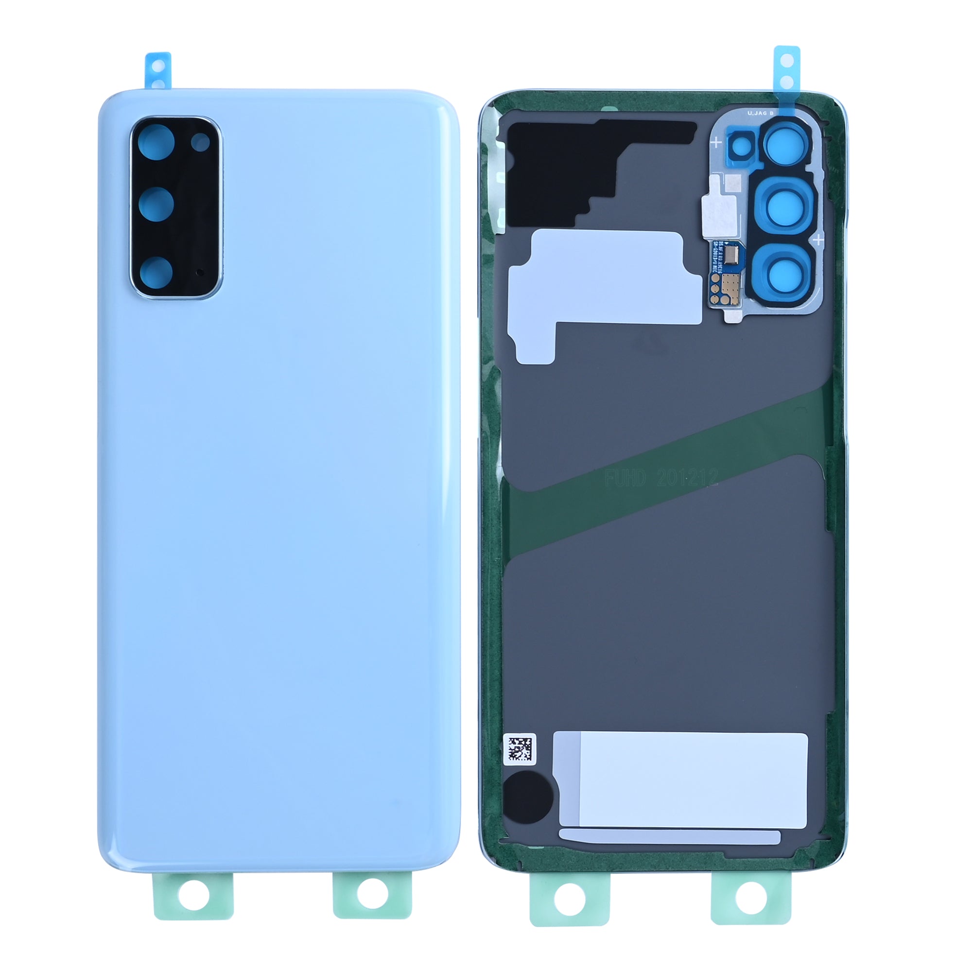 Samsung Galaxy S20 4G G980F, S20 5G G981B Akkudeckel mit Linse Blue OEM – Bild 3
