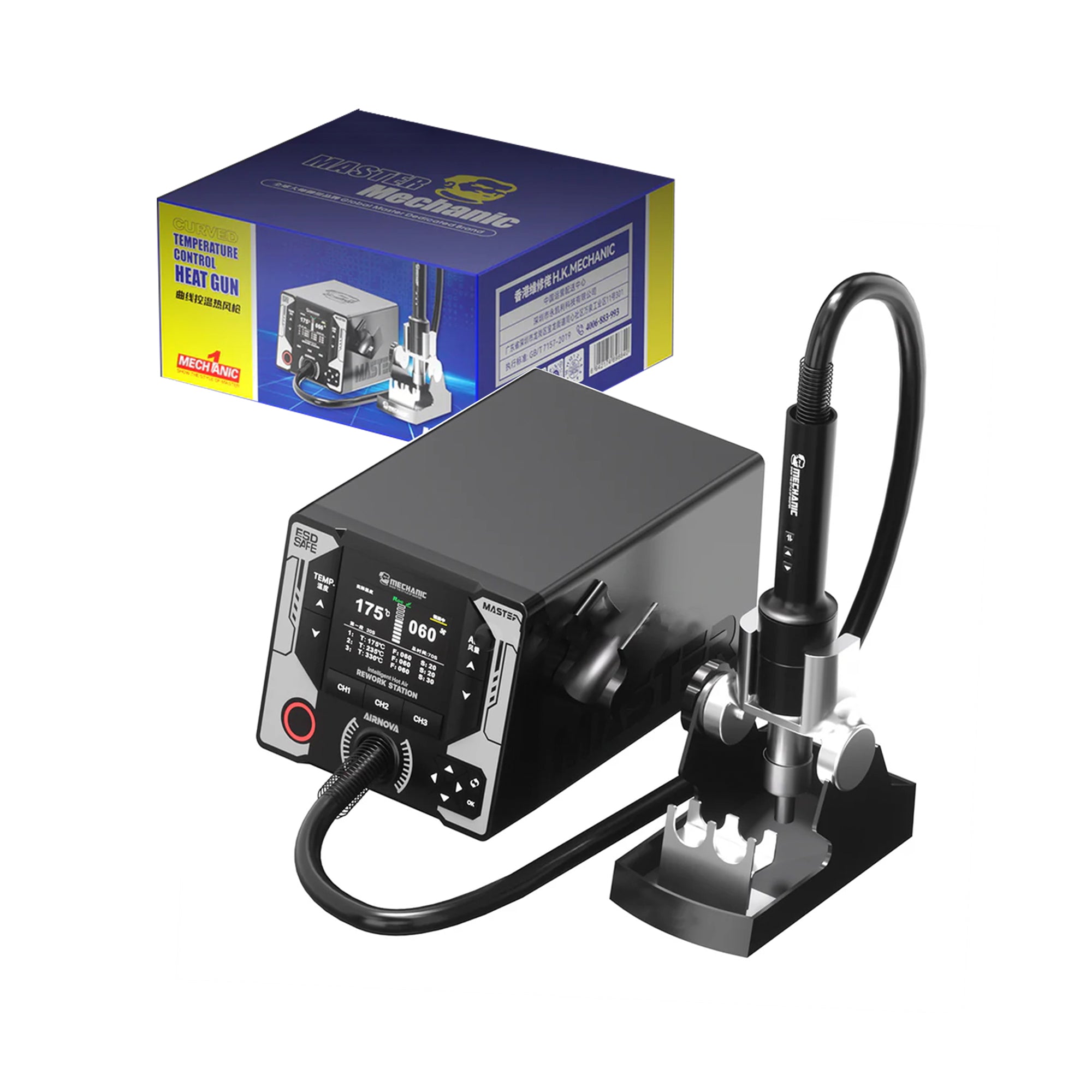 MECHANIC AIRNOVA 1200W Hot Air Rework Station für Phone Repair – Bild 2