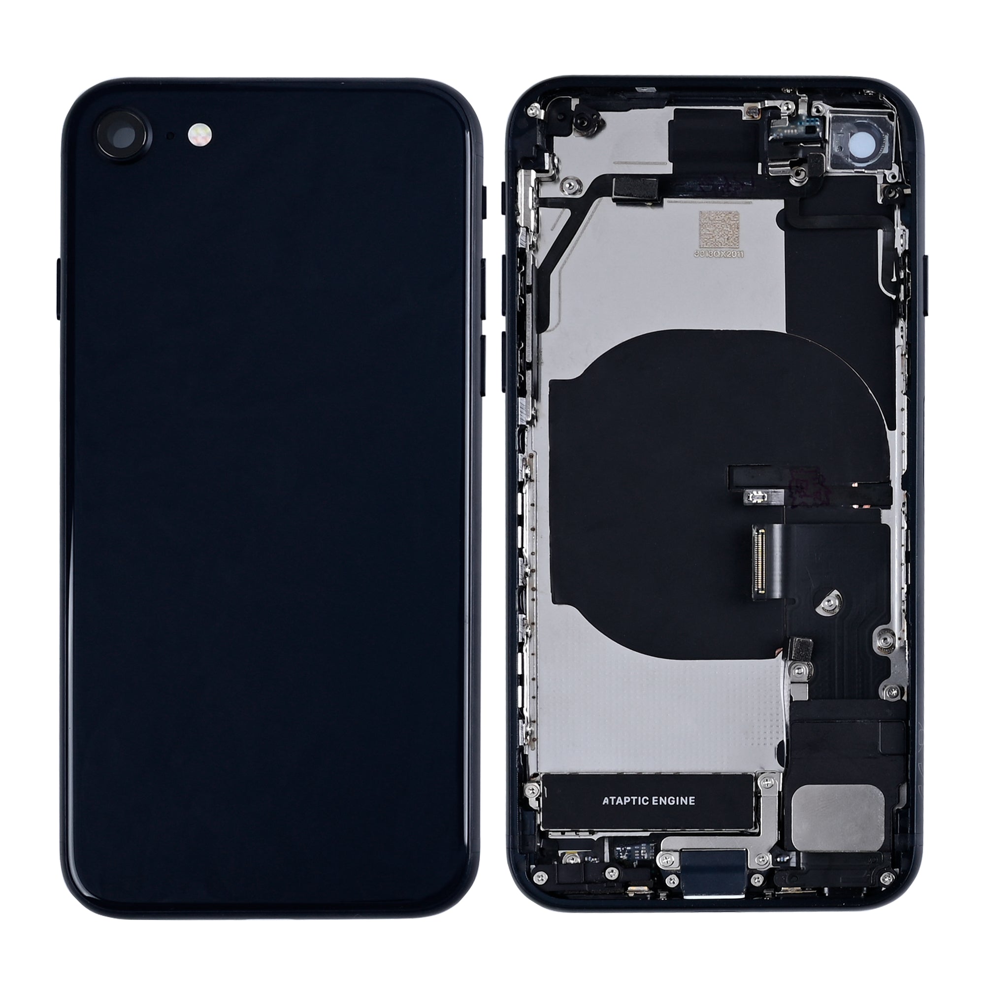 Für Apple iPhone SE (2022) Gehäuse mit Kleinteilen Midnight OEM – Bild 3