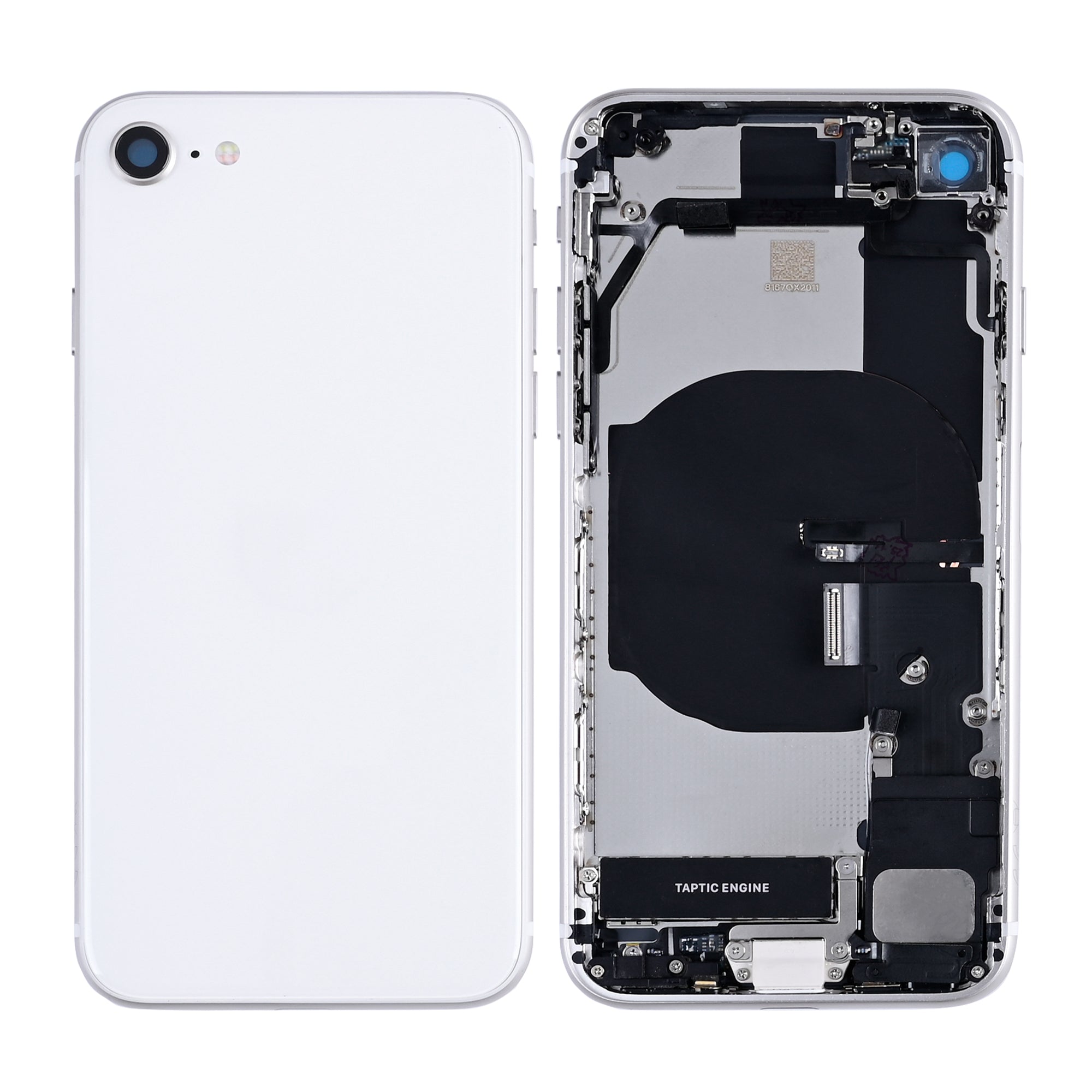 Für Apple iPhone SE (2022) Gehäuse mit Kleinteilen Starlight OEM – Bild 3
