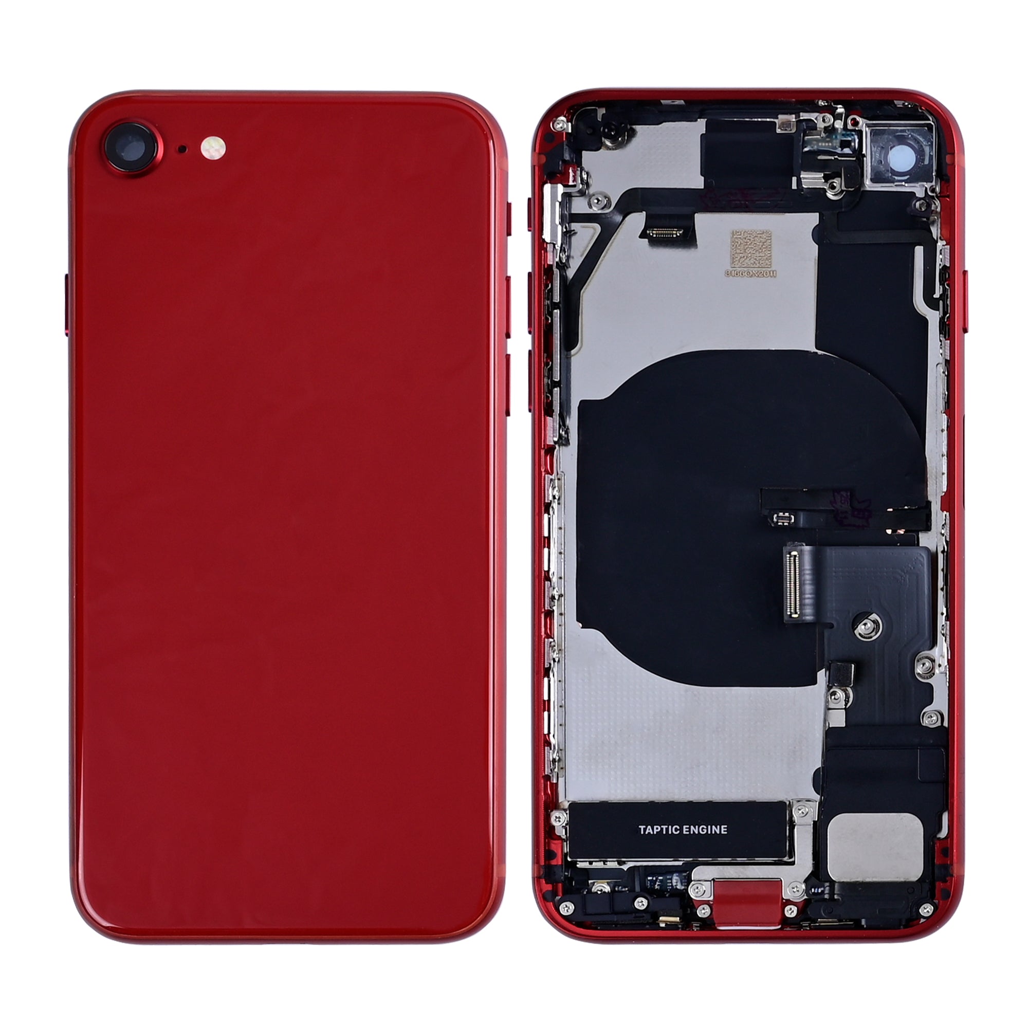 Für Apple iPhone SE (2022) Gehäuse mit Kleinteilen Red OEM – Bild 3