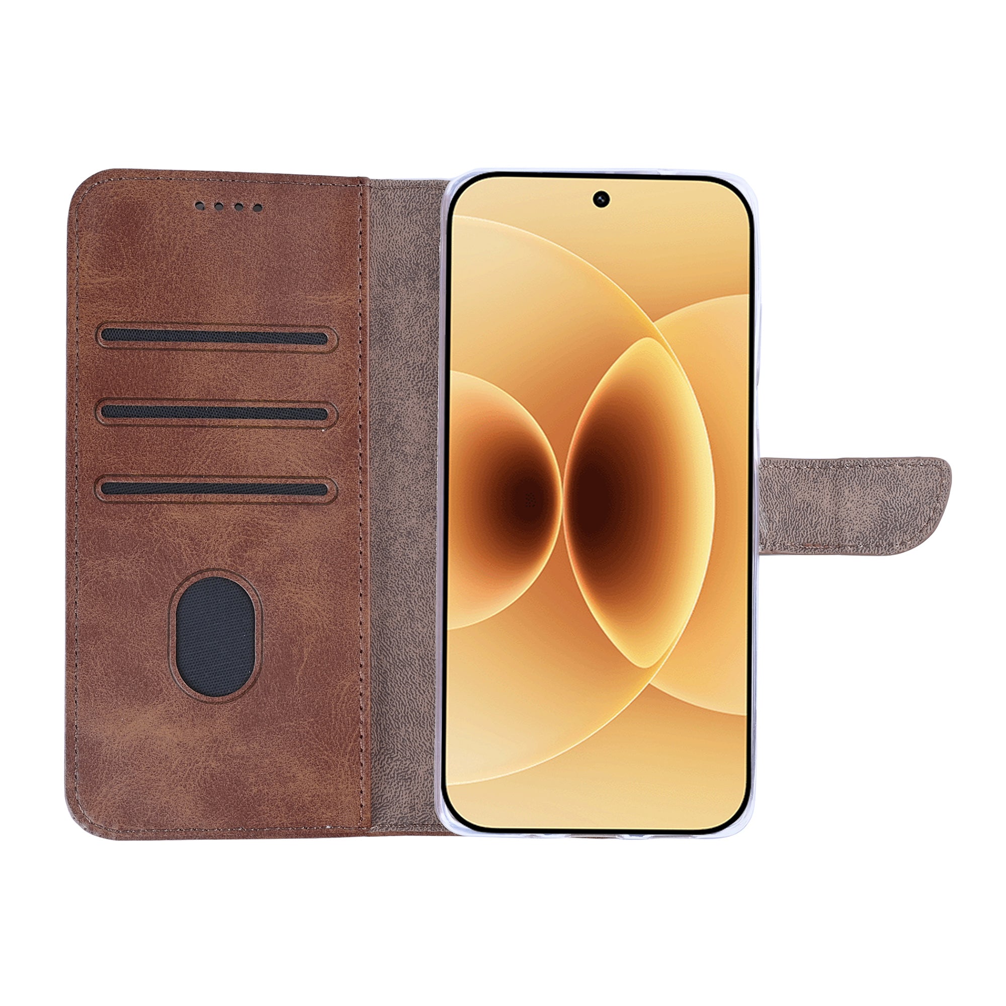 Rixus Buchhülle für Xiaomi 17 Brown – Bild 5