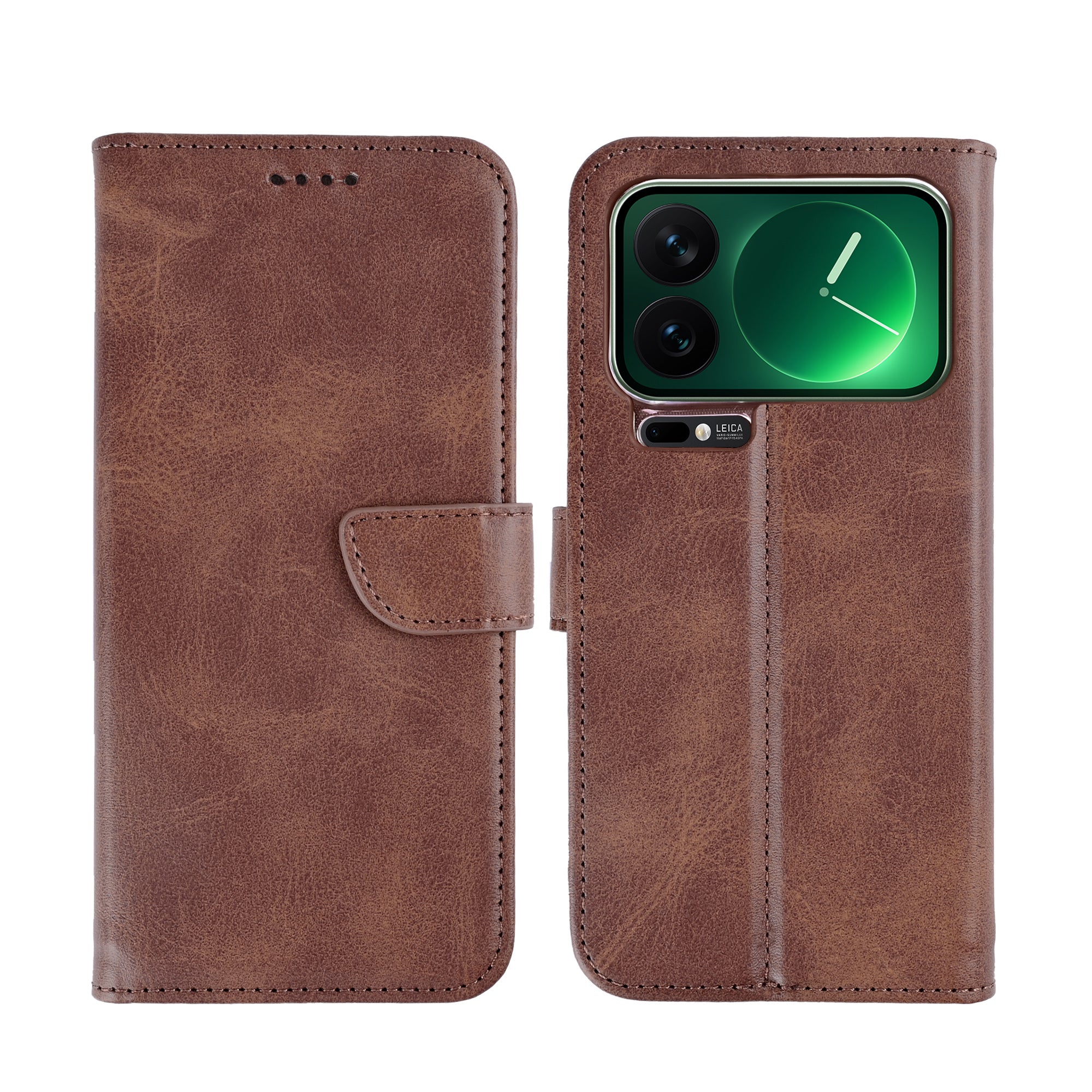 Rixus Buchhülle für Xiaomi 17 Pro Brown – Bild 3