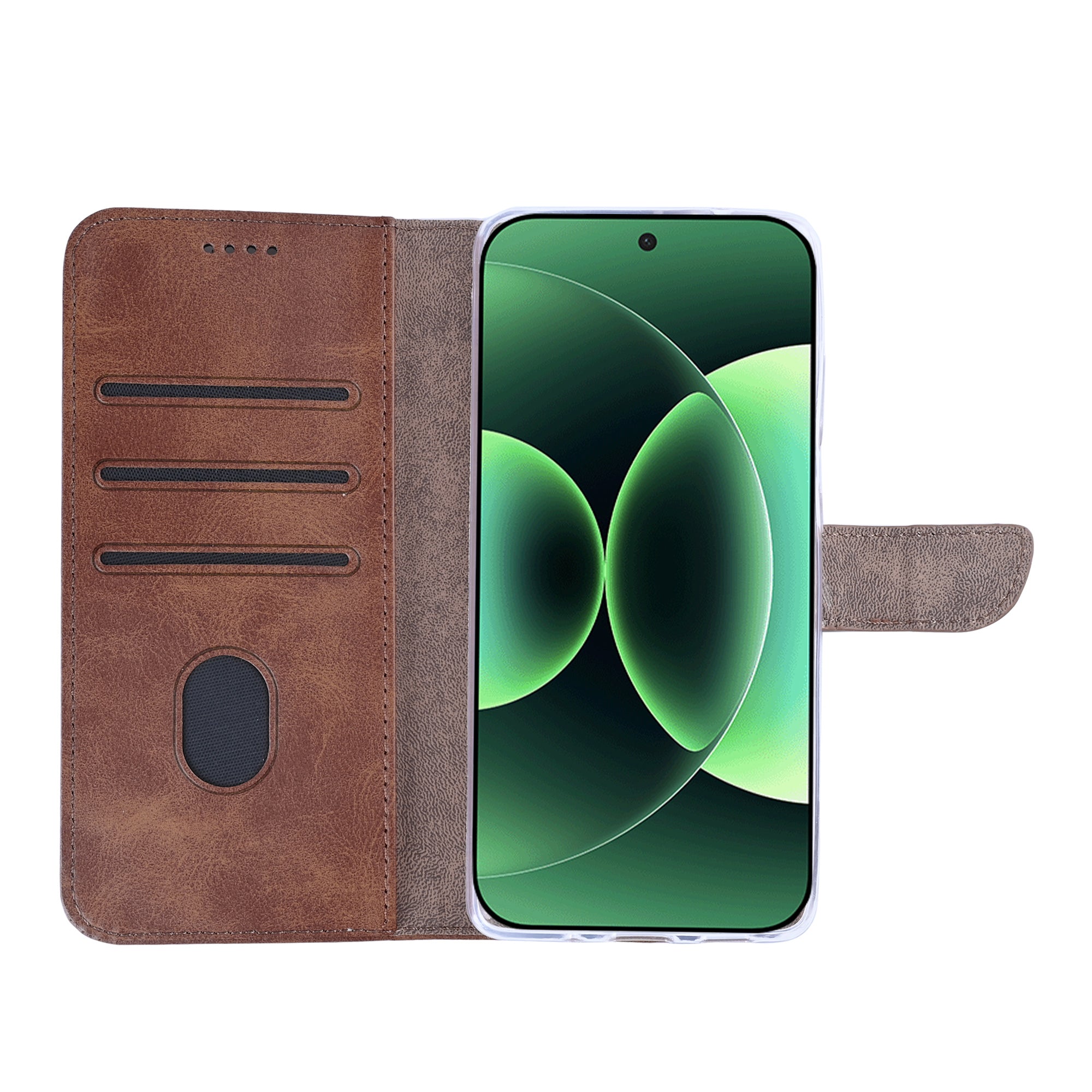 Rixus Buchhülle für Xiaomi 17 Pro Brown – Bild 5