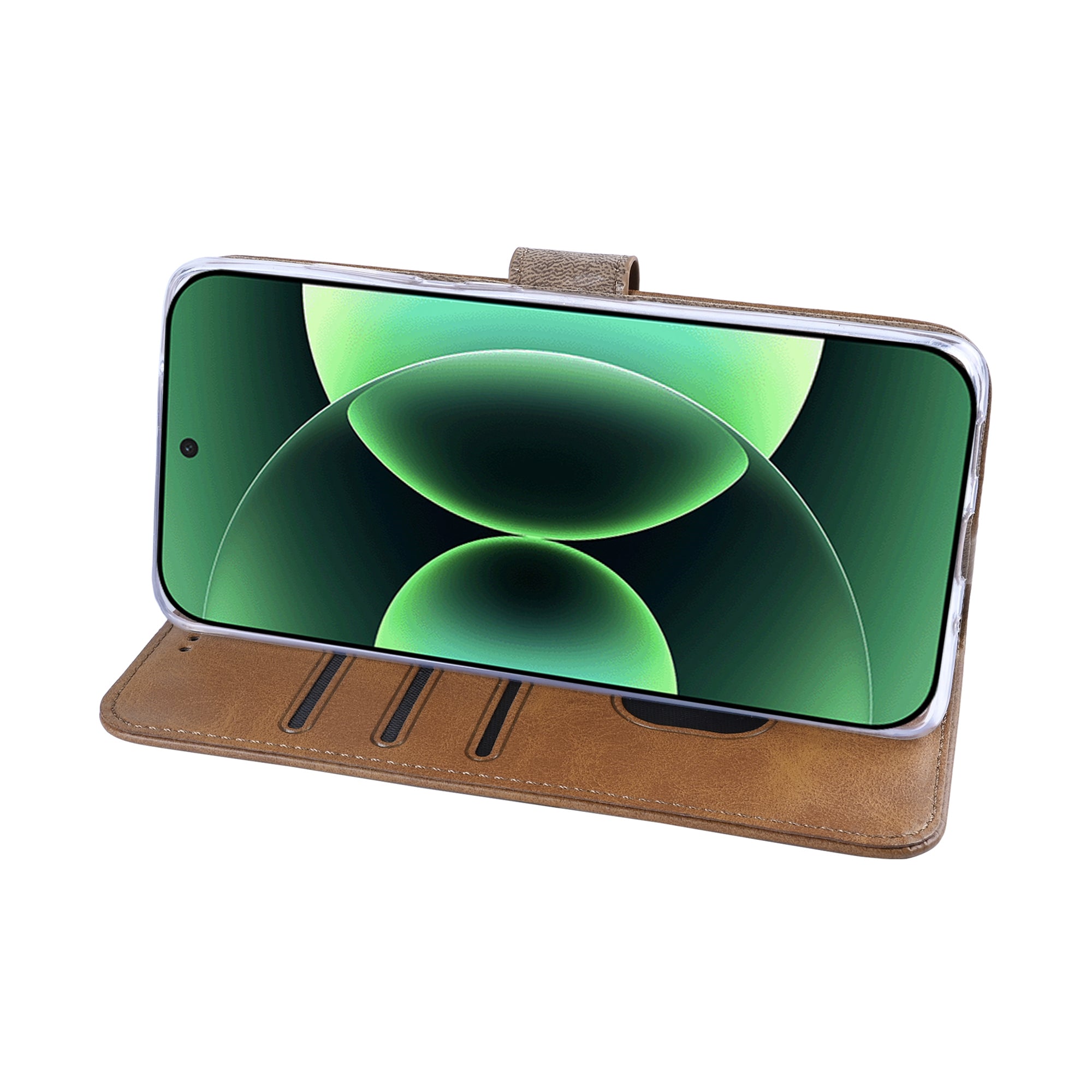 Rixus Buchhülle für Xiaomi 17 Pro Light Brown – Bild 6