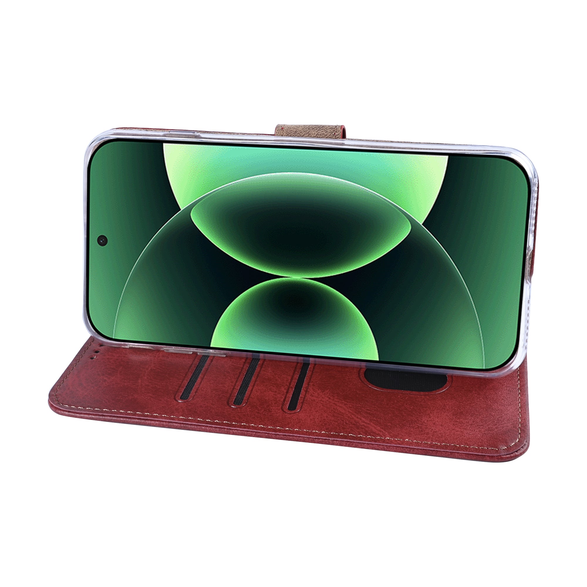 Rixus Buchhülle für Xiaomi 17 Pro Dark Red – Bild 6