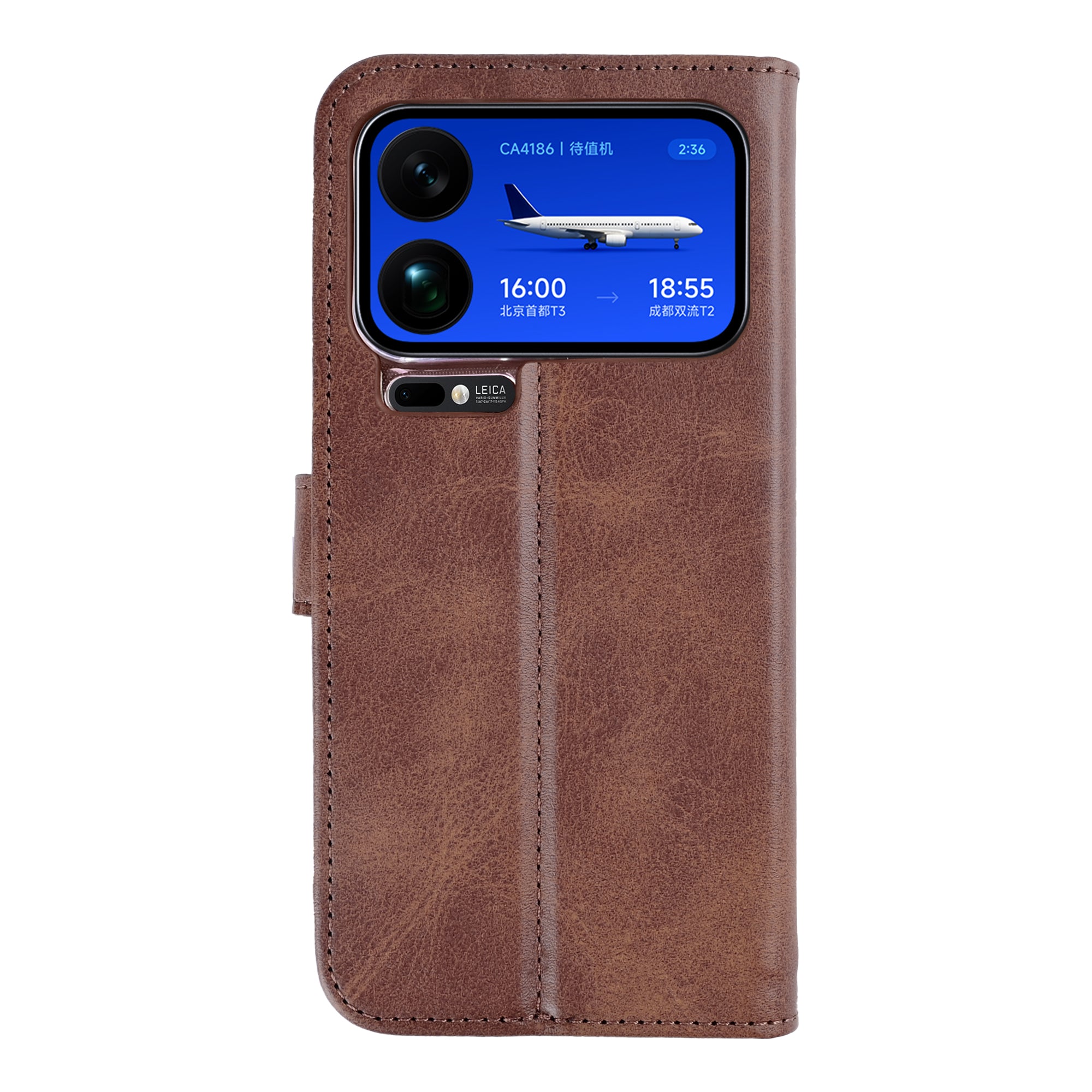 Rixus Buchhülle für Xiaomi 17 Pro Max Brown – Bild 2