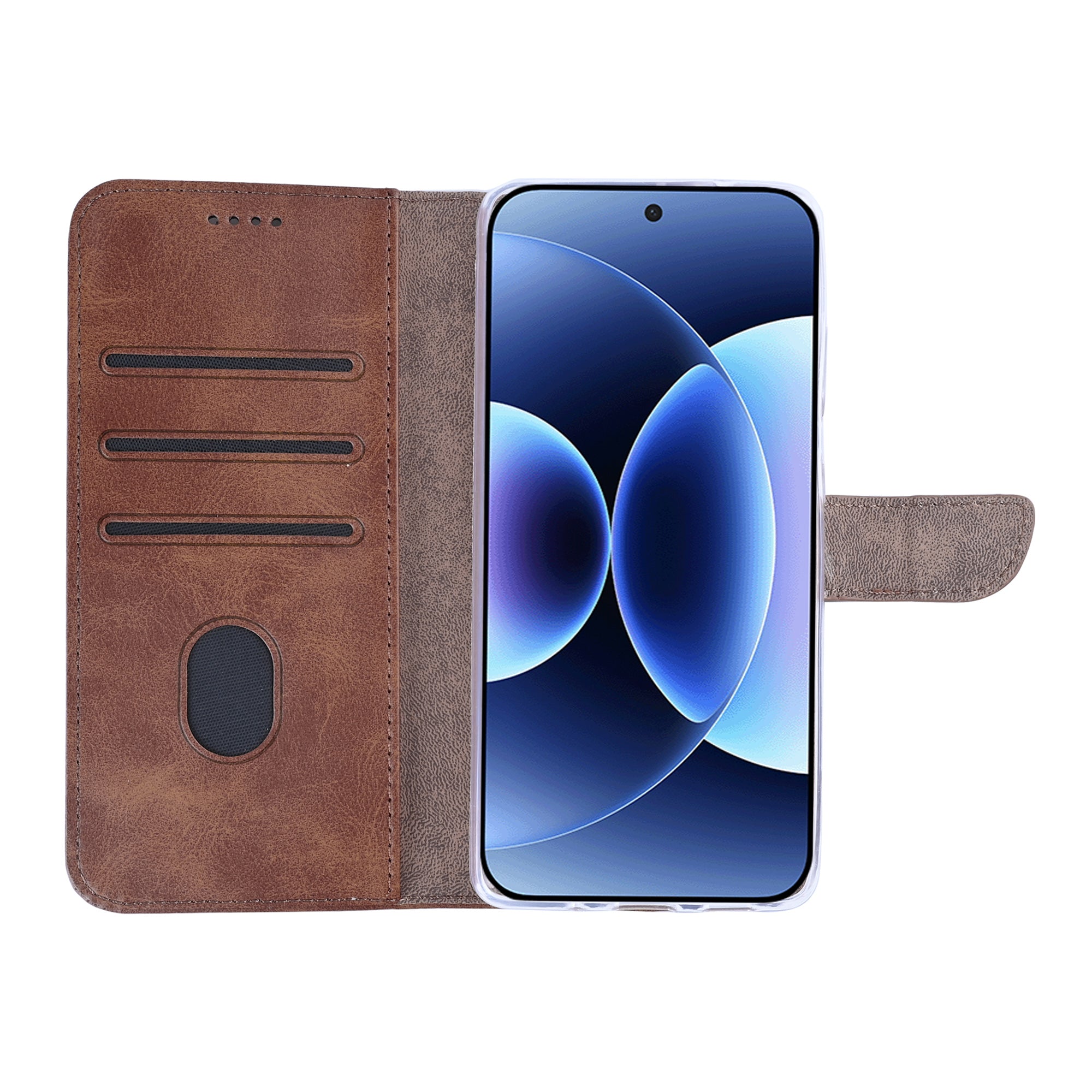 Rixus Buchhülle für Xiaomi 17 Pro Max Brown – Bild 5