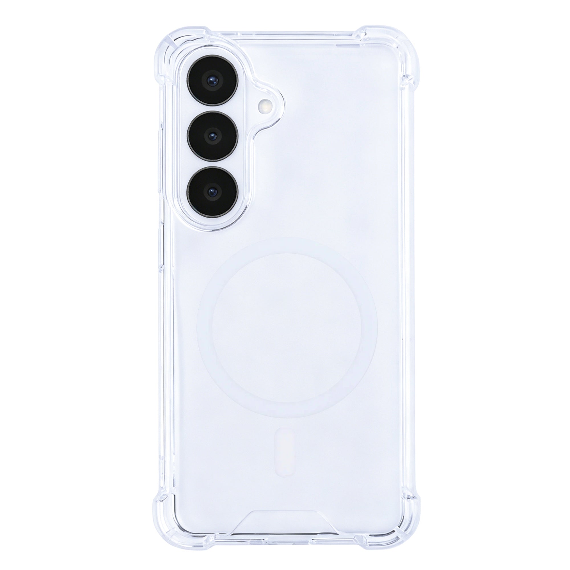 Rixus Anti-Burst Hülle mit MagSafe kompatibel für Samsung Galaxy S26 Transparent
