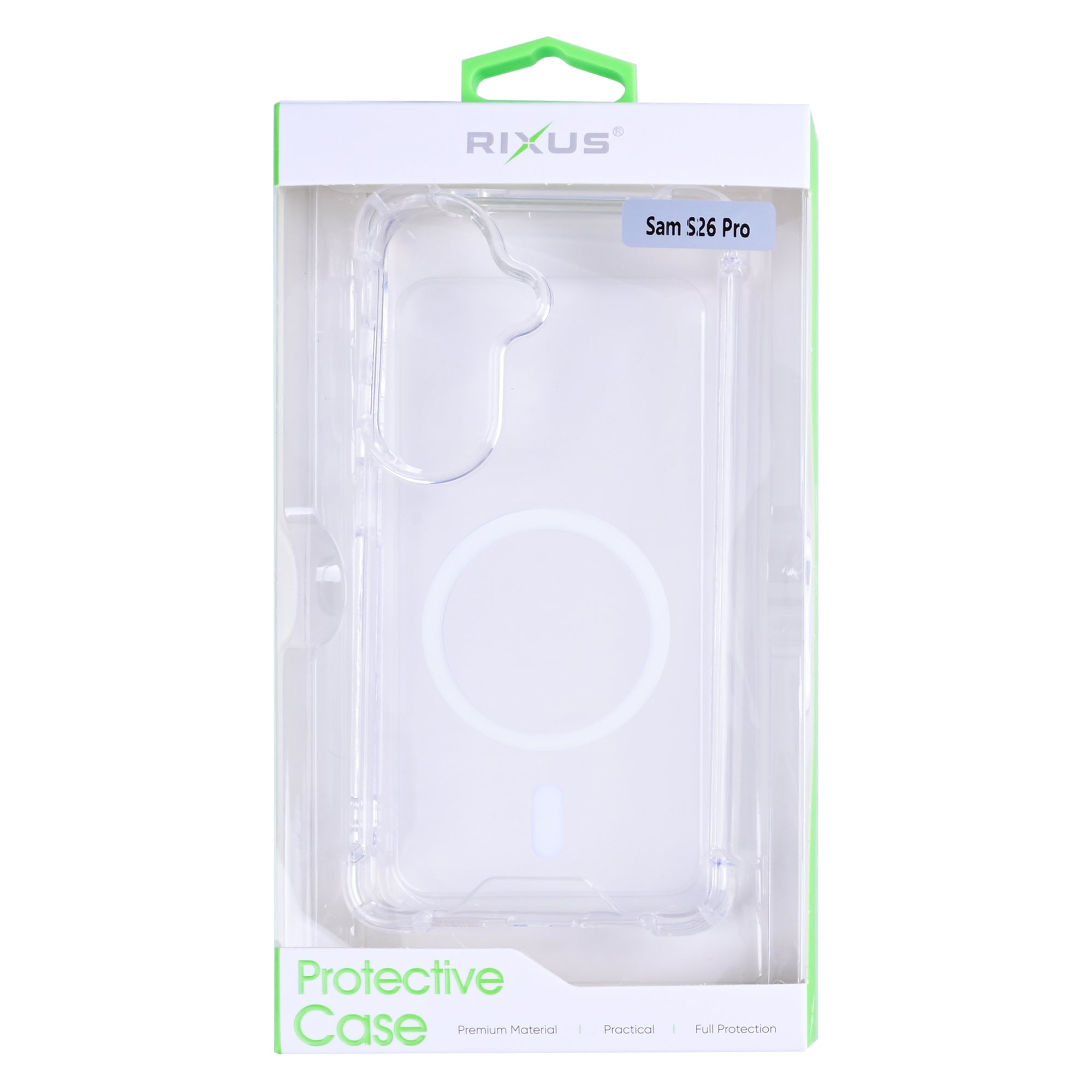 Rixus Anti-Burst Hülle mit MagSafe kompatibel für Samsung Galaxy S26 Transparent – Bild 4