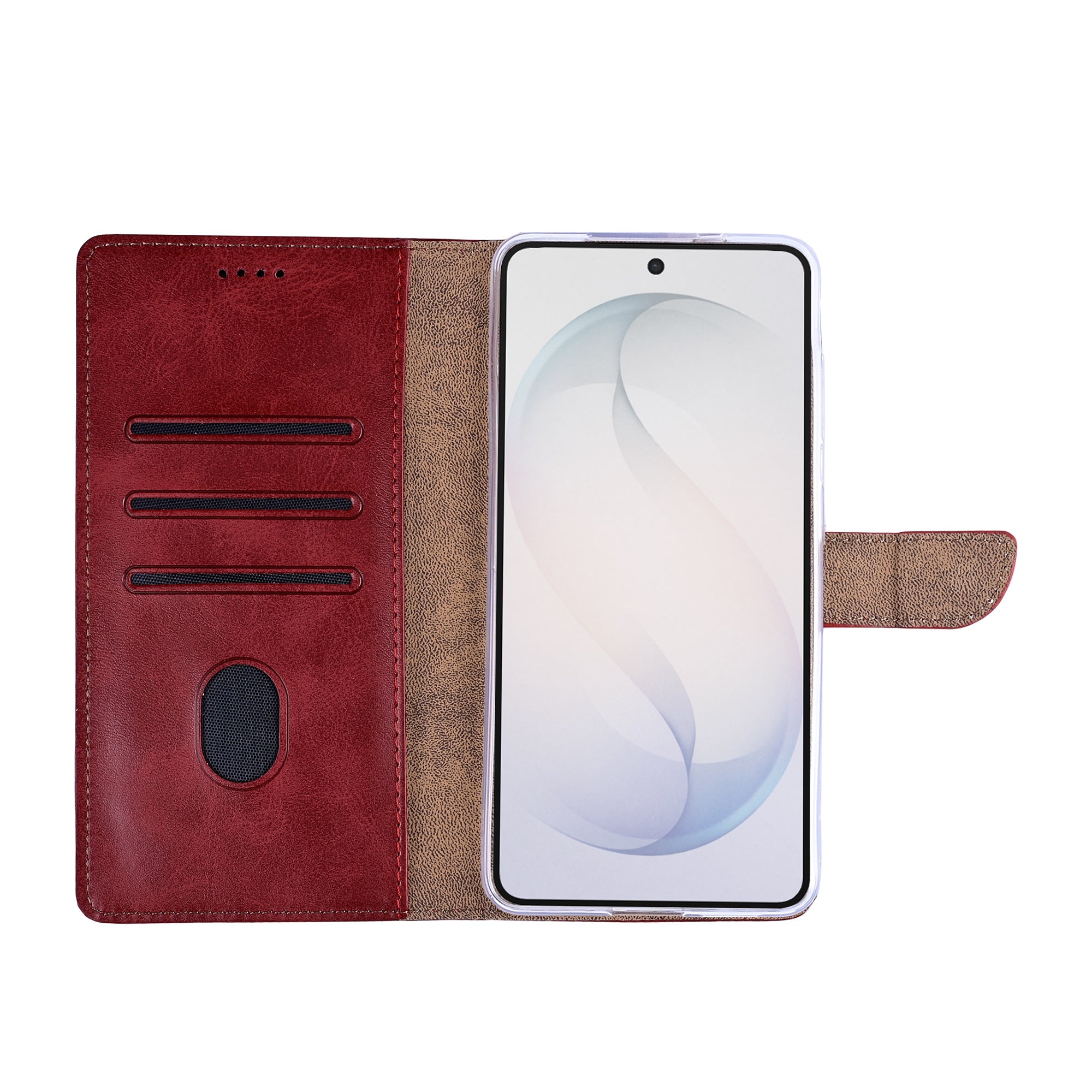 Rixus Buchhülle für Samsung Galaxy S26 Dark Red – Bild 5