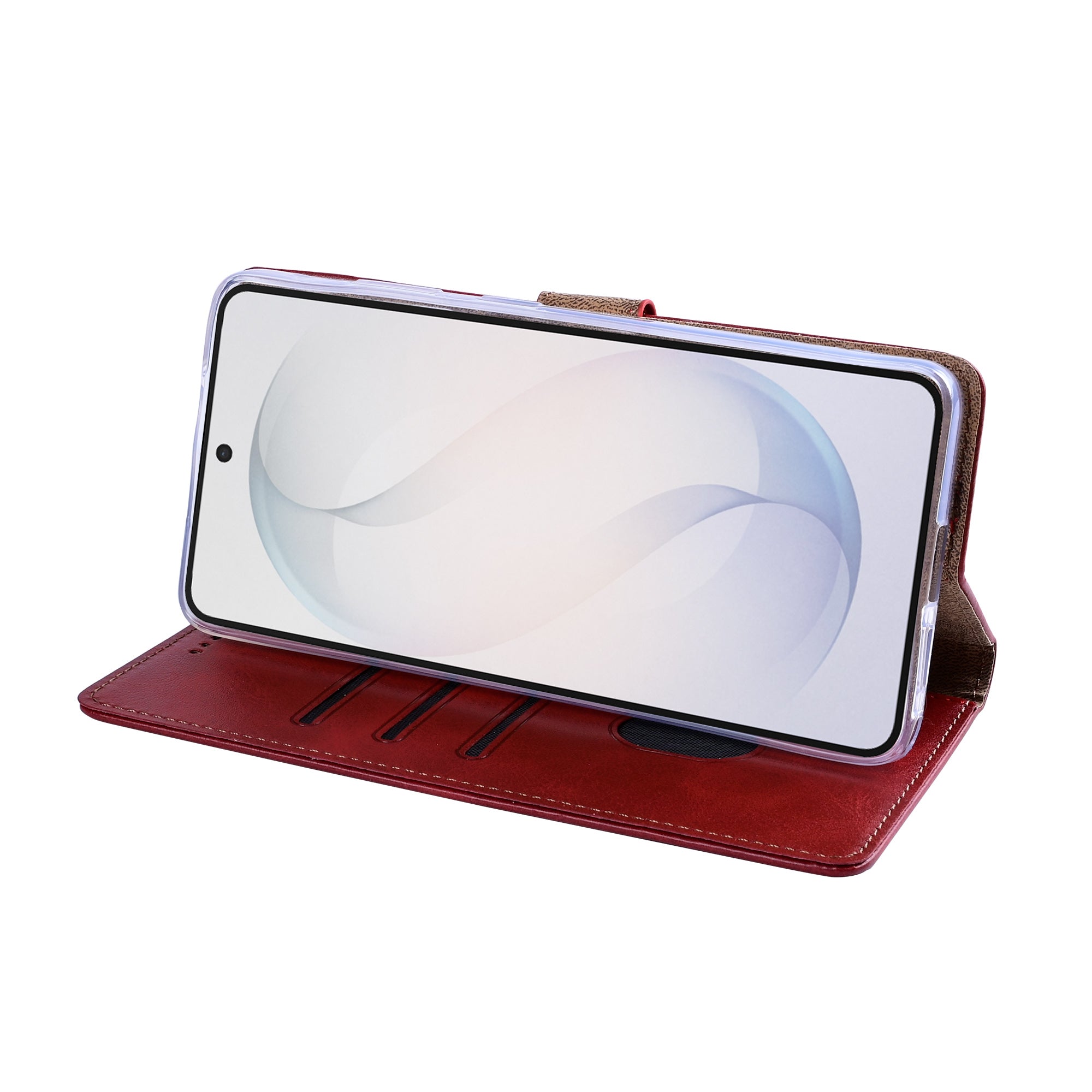 Rixus Buchhülle für Samsung Galaxy S26 Dark Red – Bild 6
