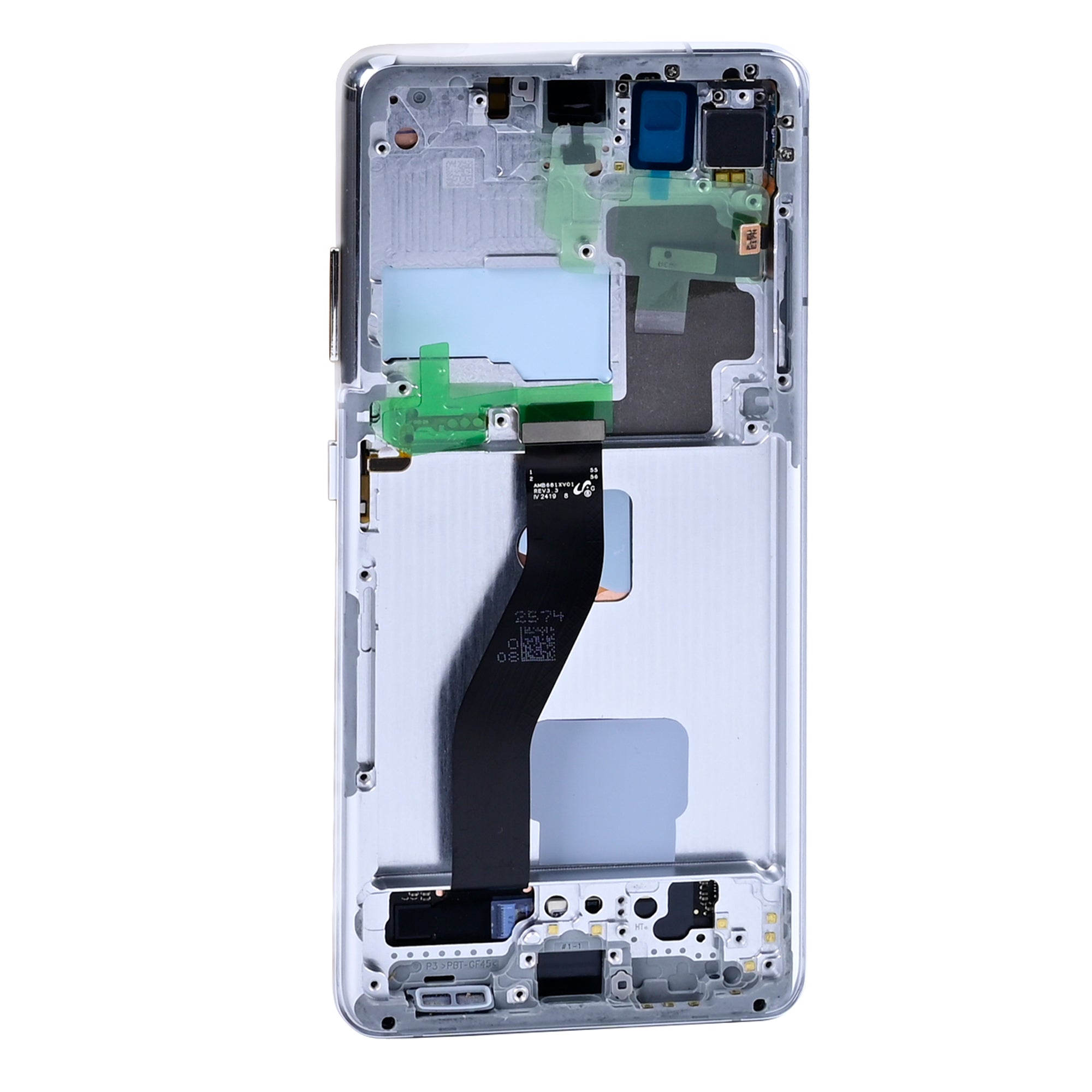 Samsung Original Display Galaxy S21 Ultra 5G G998B mit Rahmen Silber – Bild 4