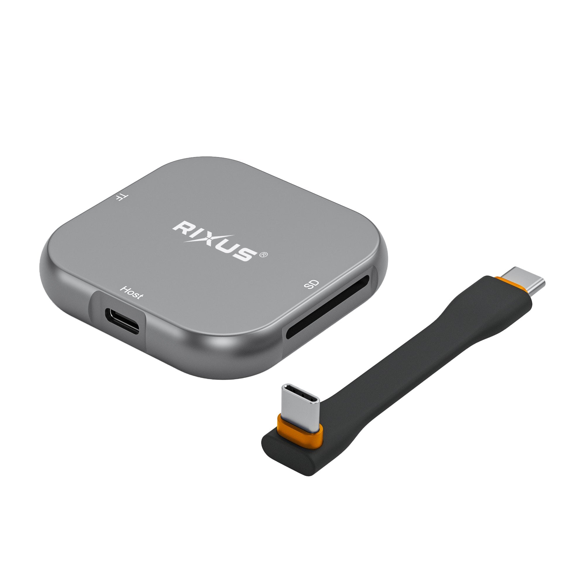 Rixus RXCR23 Magnetic SD Kartenleser Gray