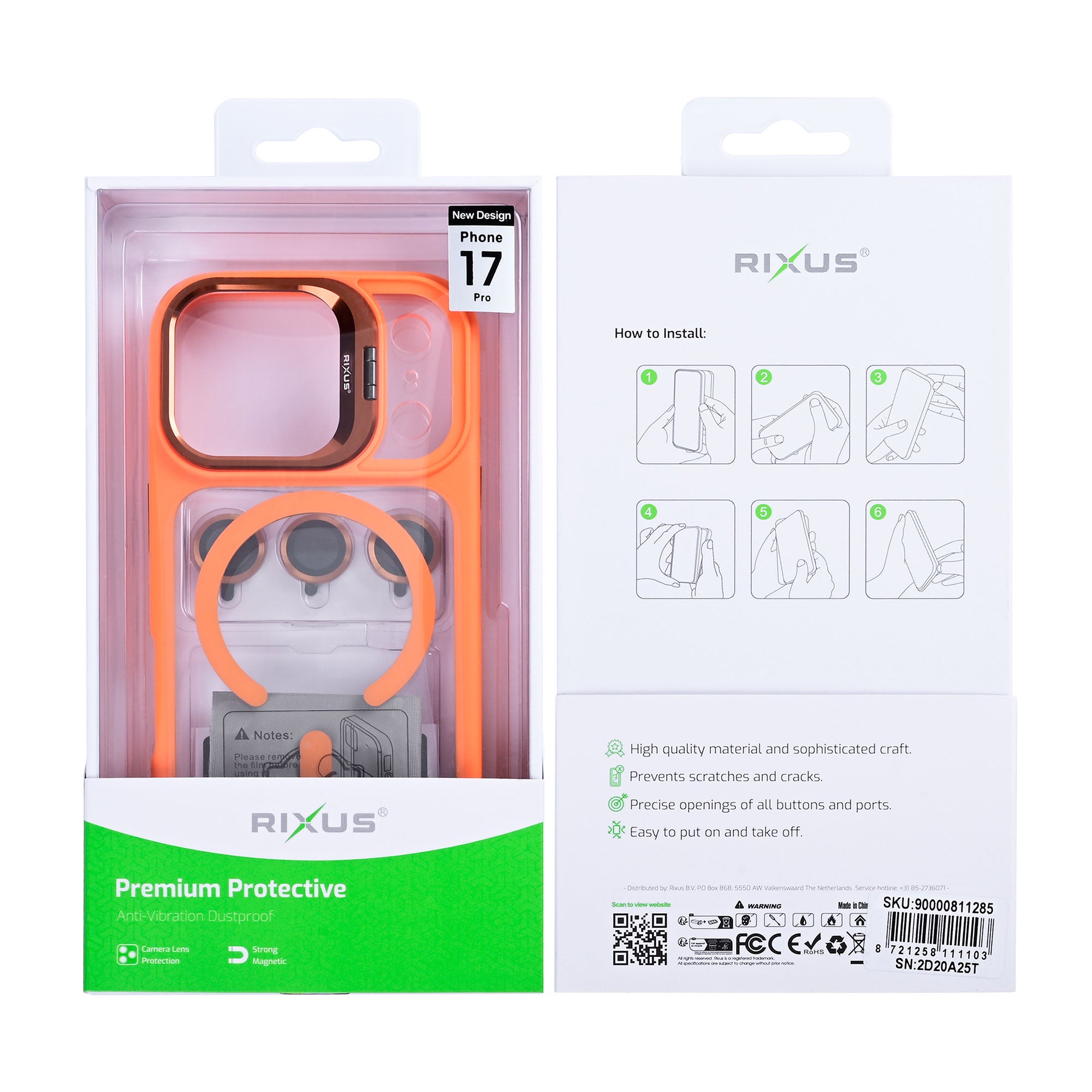 Rixus Classic 03 MagSafe Hülle für iPhone 15 16 17 Modell & Farbe – Bild 17
