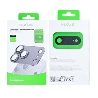 Rixus Ultra Clear Kamera Protection für Apple iPhone 17 Air Space Black