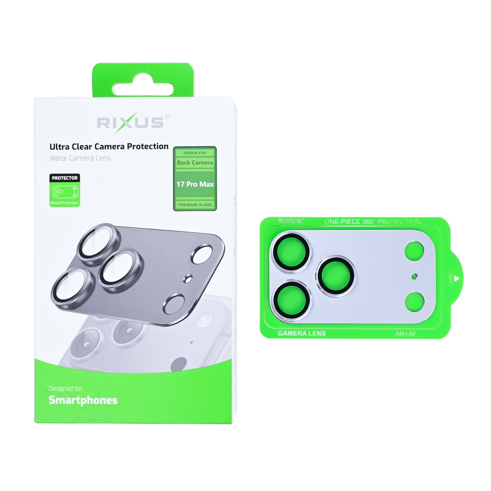 Rixus Ultra Clear Kamera Protection für Apple iPhone 17 Pro Max Silver – Bild 2