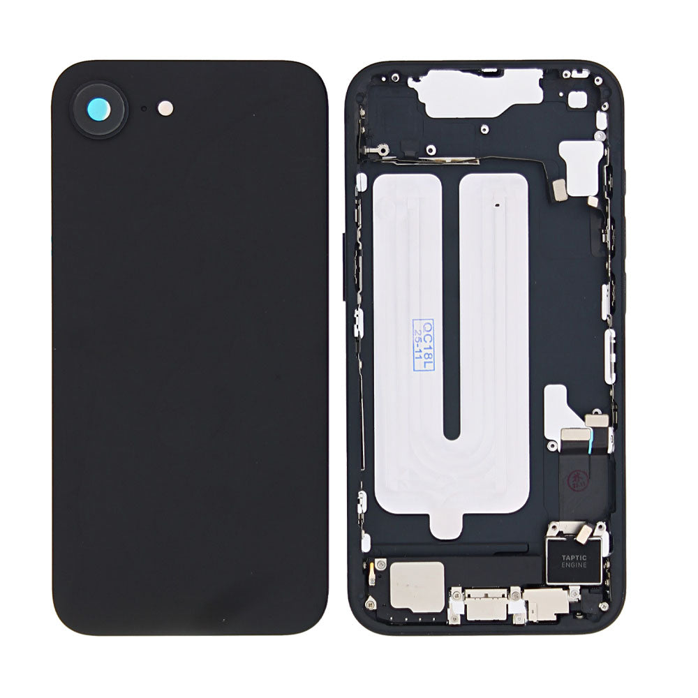 Für Apple iPhone 16e Gehäuse mit Kleinteilen Black OEM