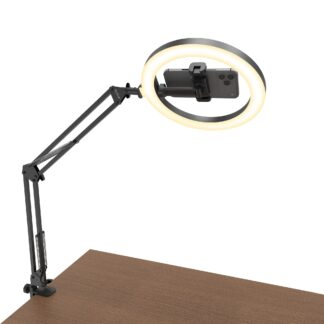 Rixus RXLG30 Ring Light mit Desk Mount 10 inch