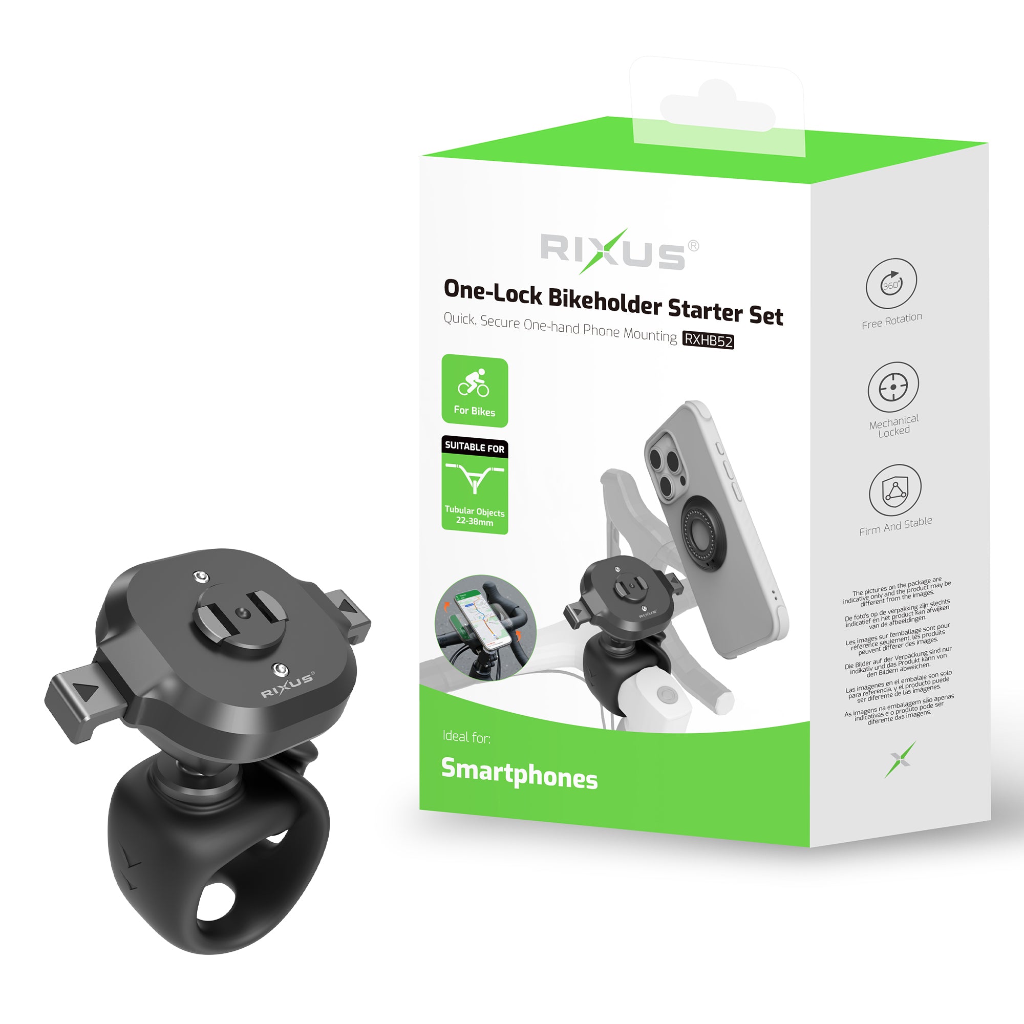 Rixus RXHB52 One-Lock Bike Holder Starter Set – Bild 4