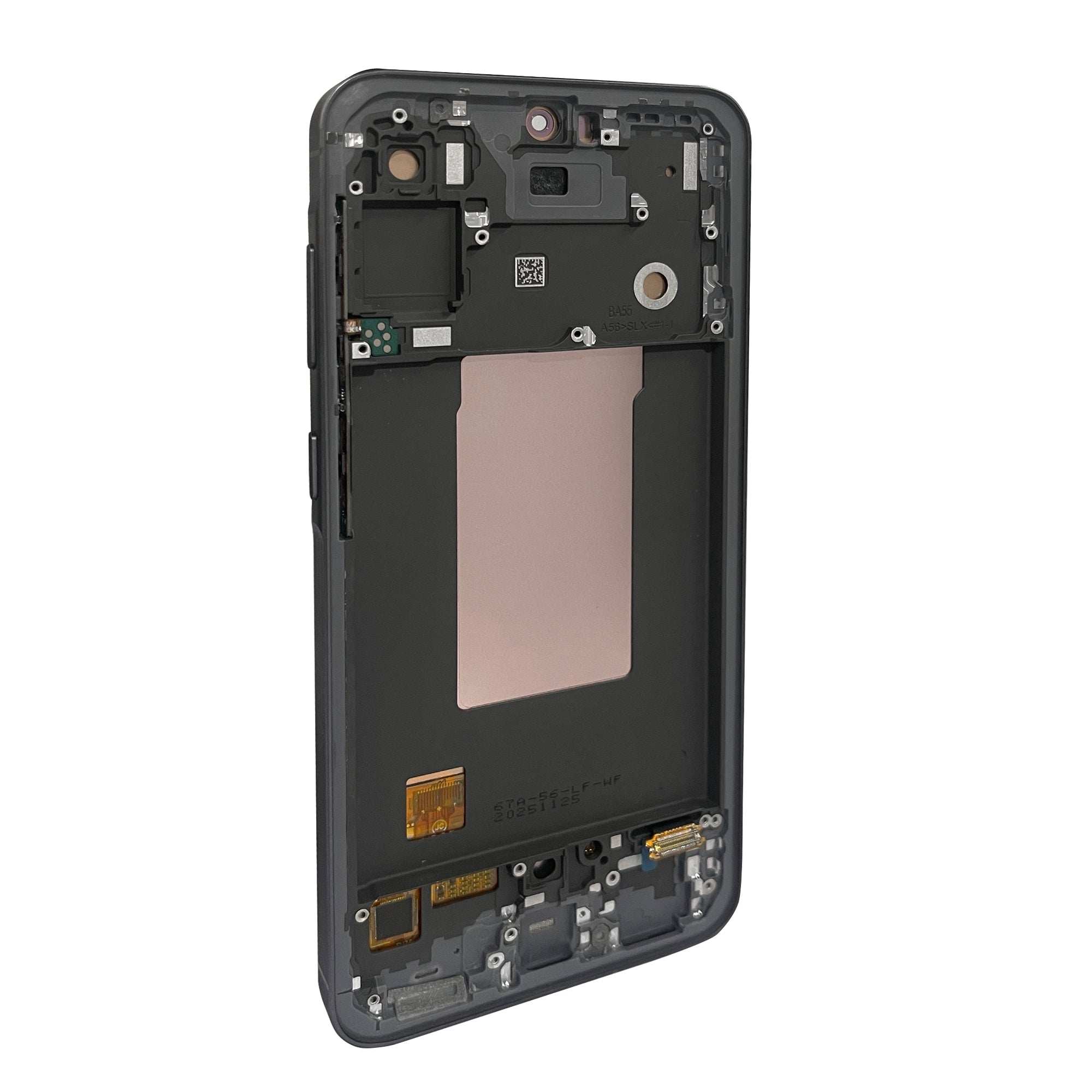 Samsung Galaxy A56 5G A566B Display und Touchscreen-Digitizer mit Rahmen Graphite Soft-OLED – Bild 3