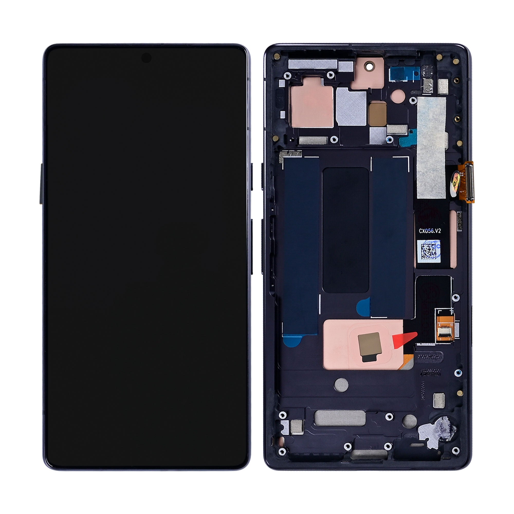 Soft-OLED Display für Google Pixel 7a mit Rahmen Schwarz – Bild 4