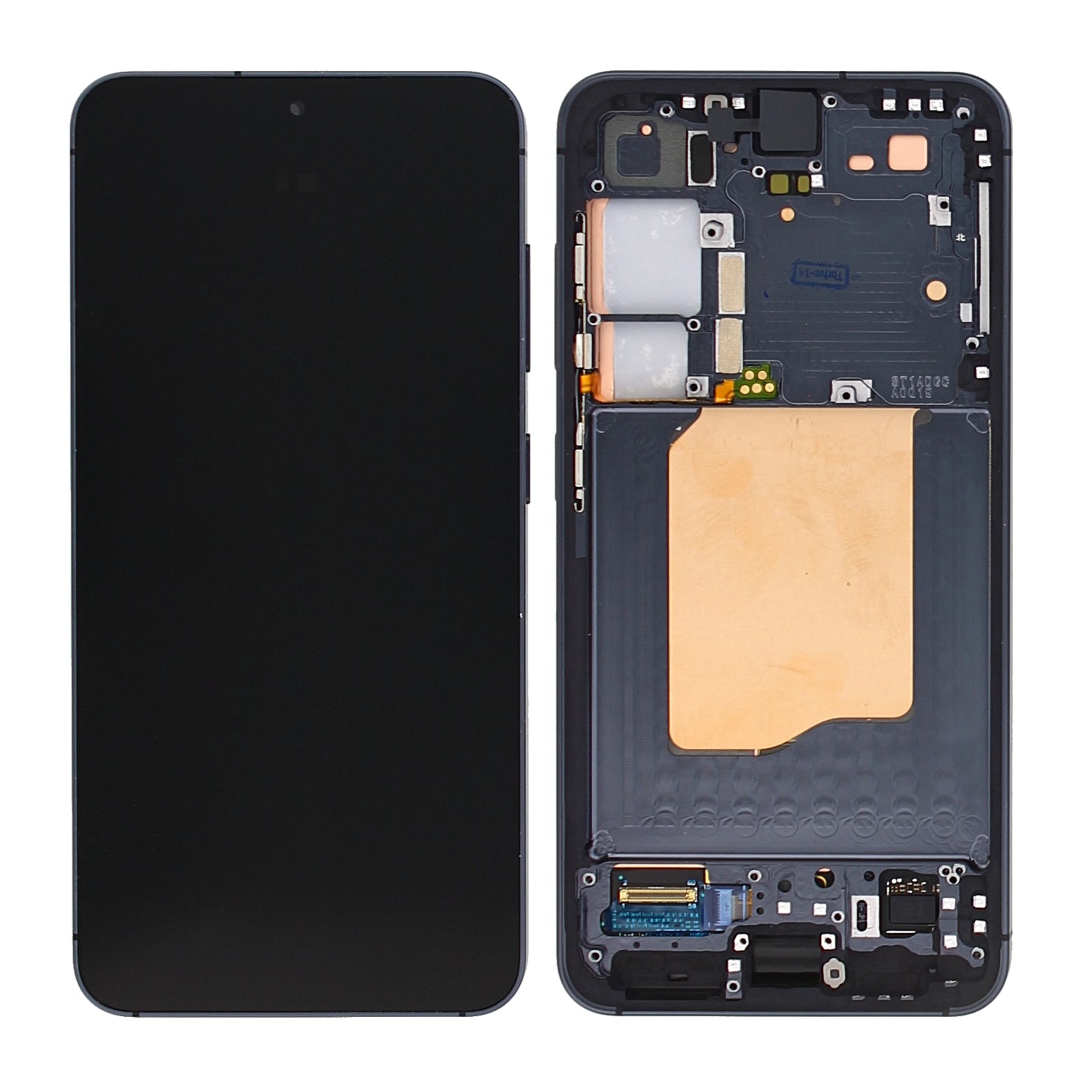 Samsung Galaxy S25 S931B Display und Touchscreen-Digitizer mit Rahmen Blue Black Pre-Assembled – Bild 4