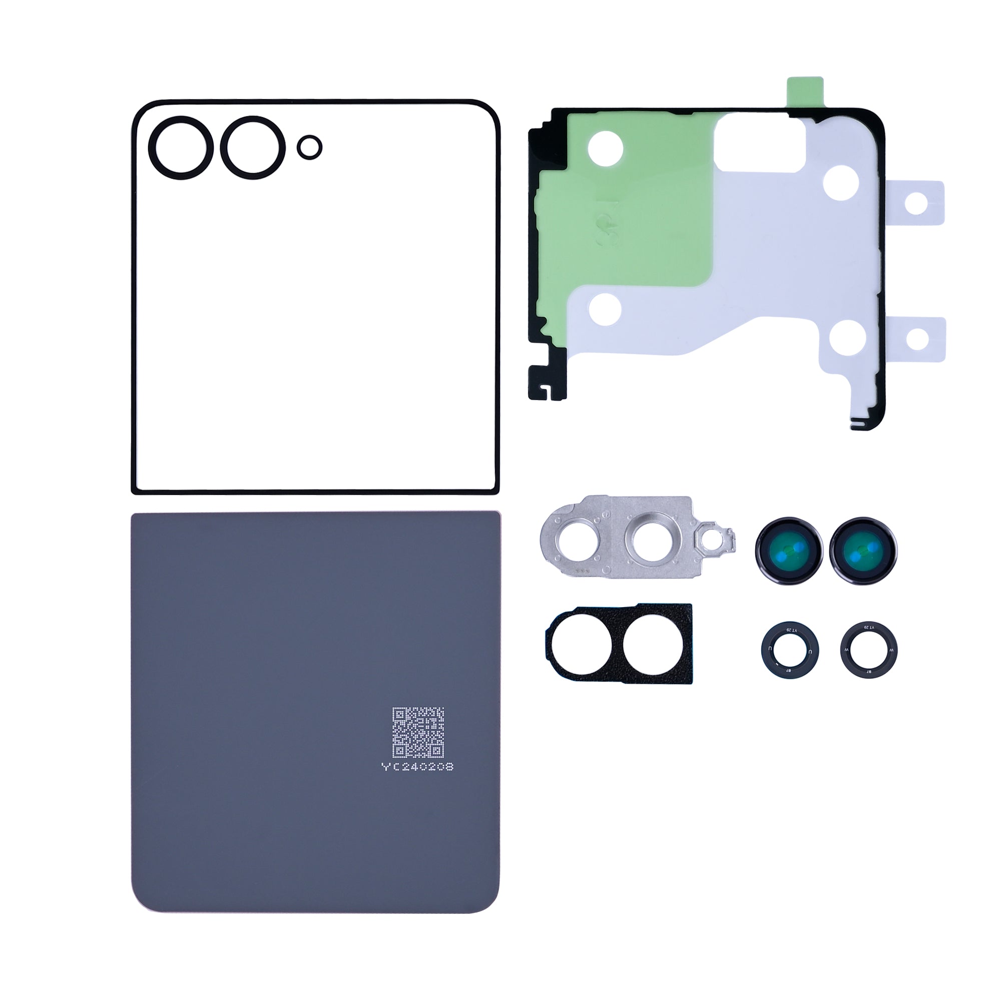 Samsung Galaxy Z Flip7 F766B Akkudeckel Set mit Linse Mint OEM – Bild 2