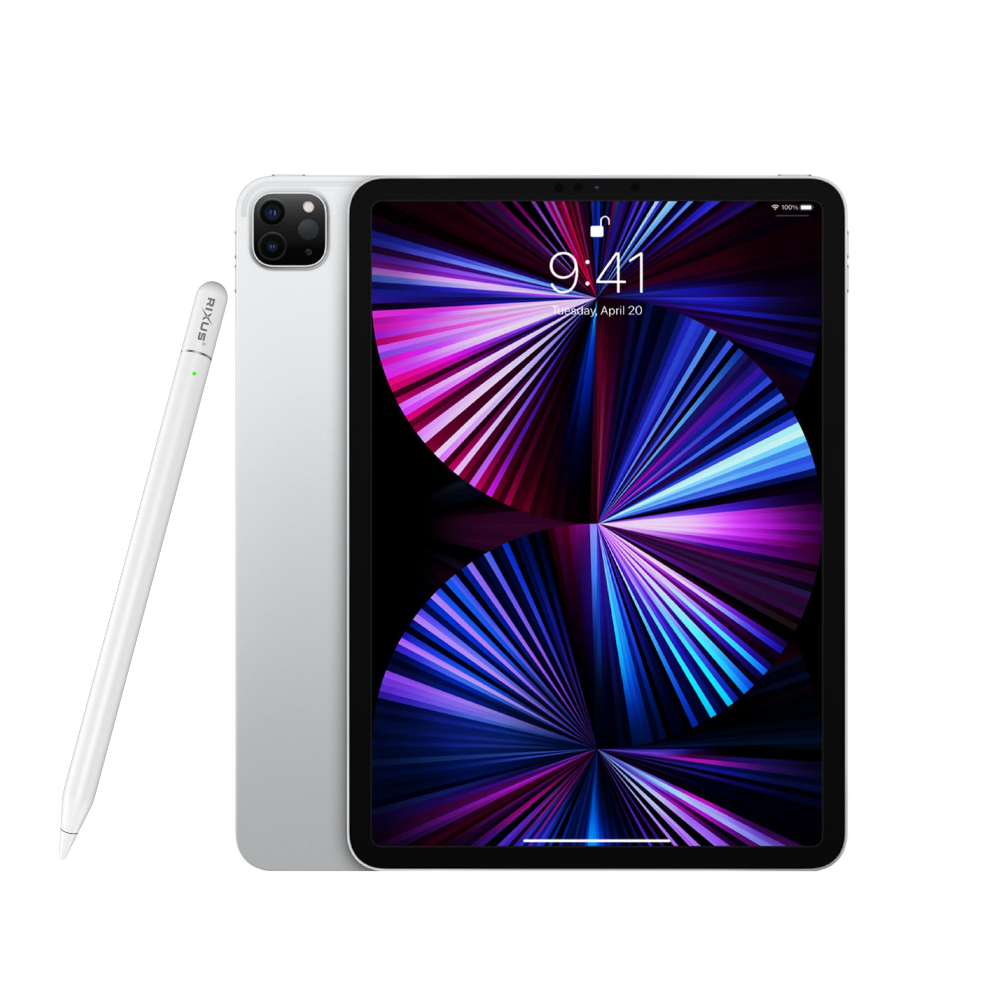 Rixus RXPL05 Smooth Writing Capacitive Stylus 2 mit Light für Apple iPad – Bild 3