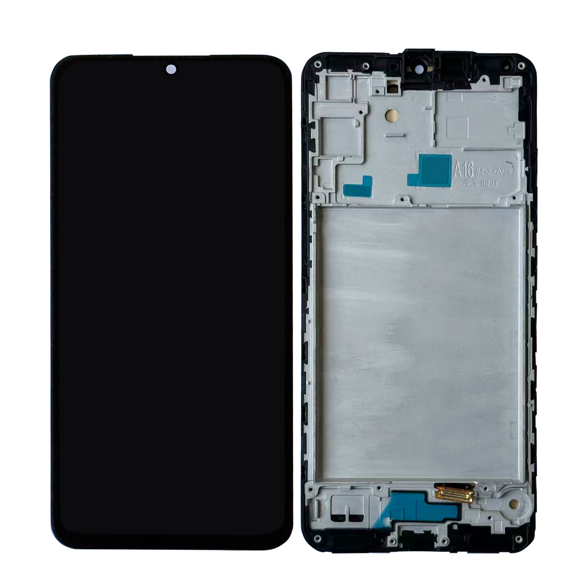 Samsung Galaxy A16 5G (EU) A166B Display und Touchscreen-Digitizer mit Rahmen Black Soft-OLED – Bild 3