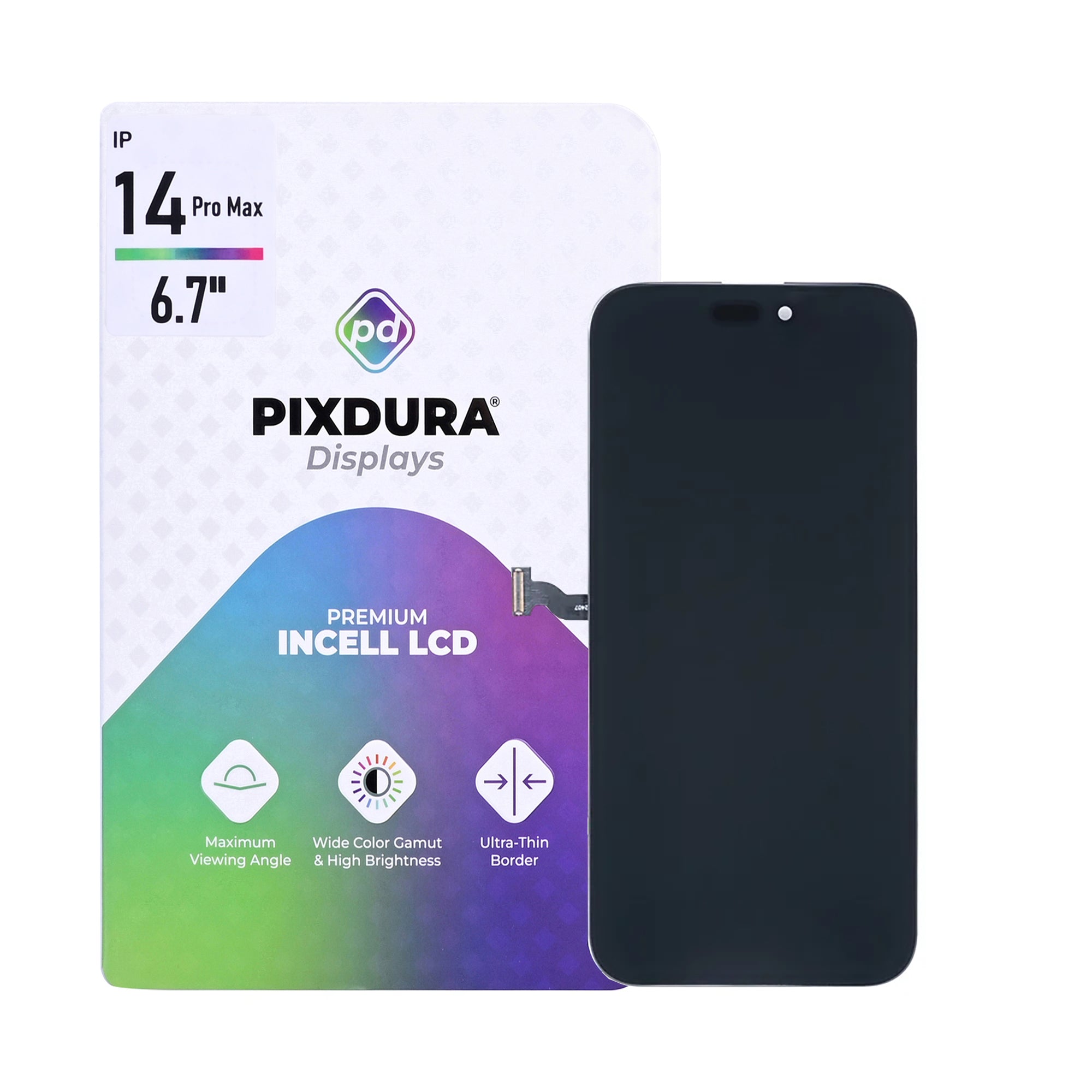 PIXDURA Display für iPhone 14 Pro Max InCell Premium 120Hz Touchscreen – Bild 2