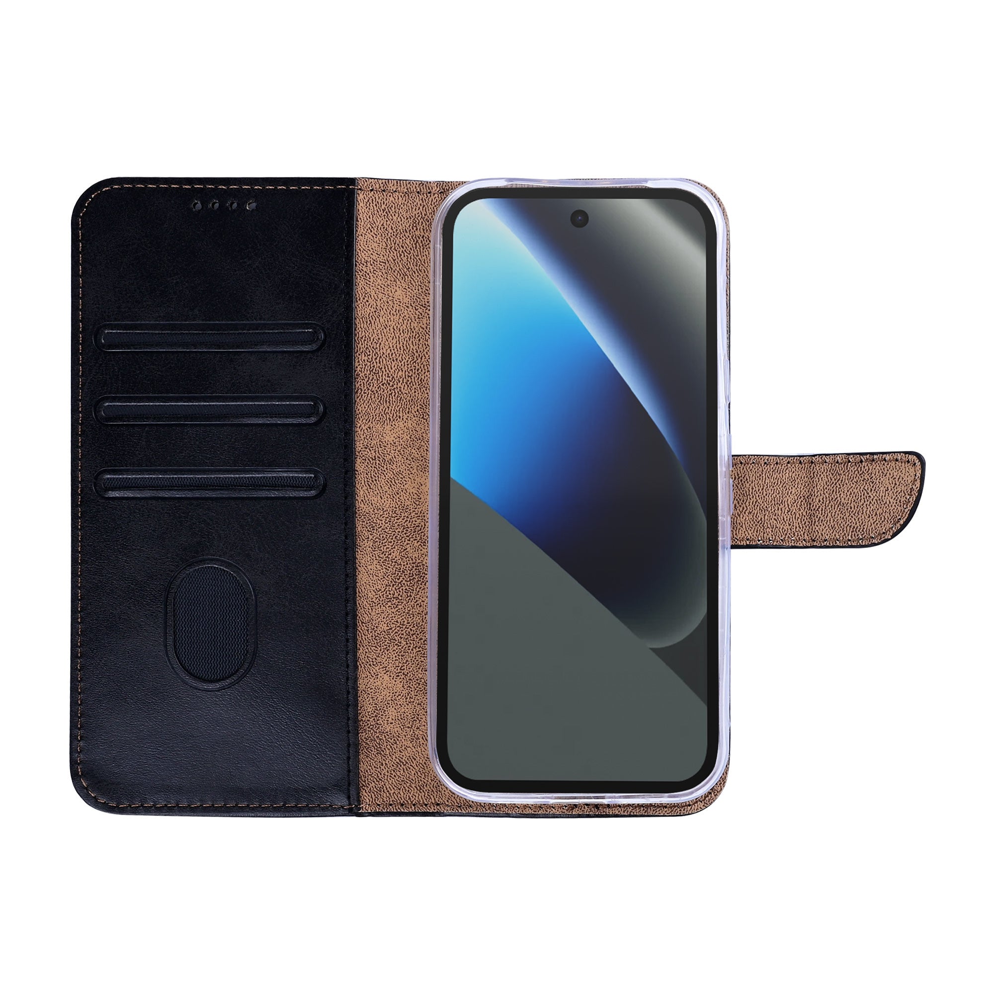 Rixus Buchhülle für Google Pixel 10a Black – Bild 5