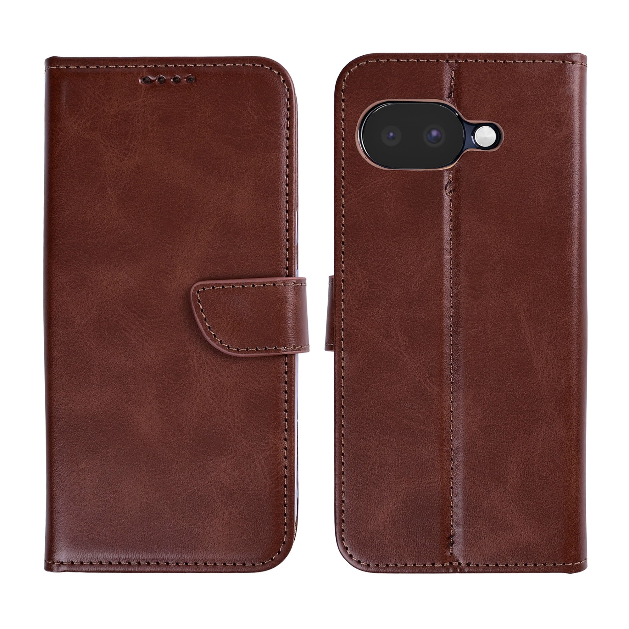 Rixus Buchhülle für Google Pixel 10a Brown – Bild 3