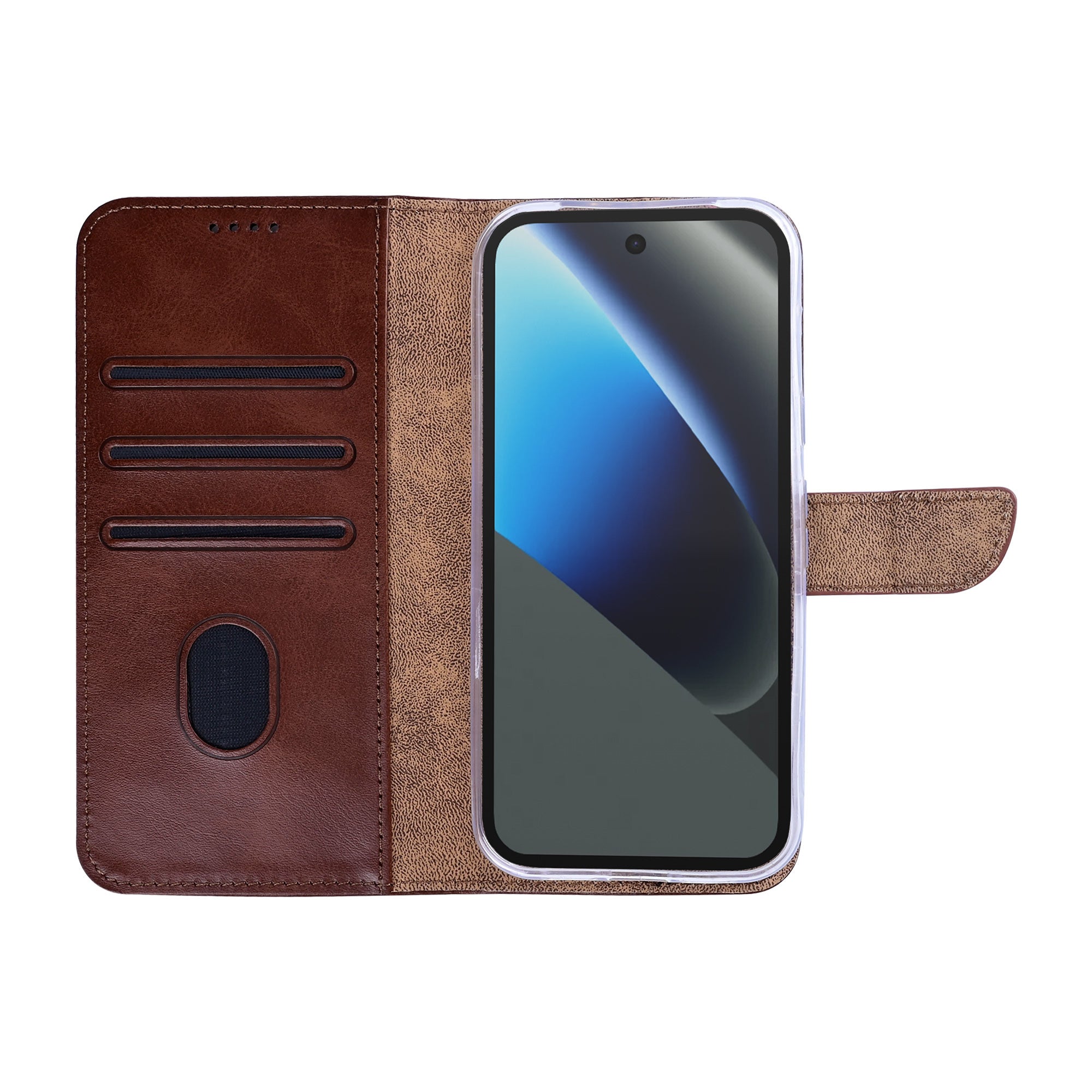 Rixus Buchhülle für Google Pixel 10a Brown – Bild 5