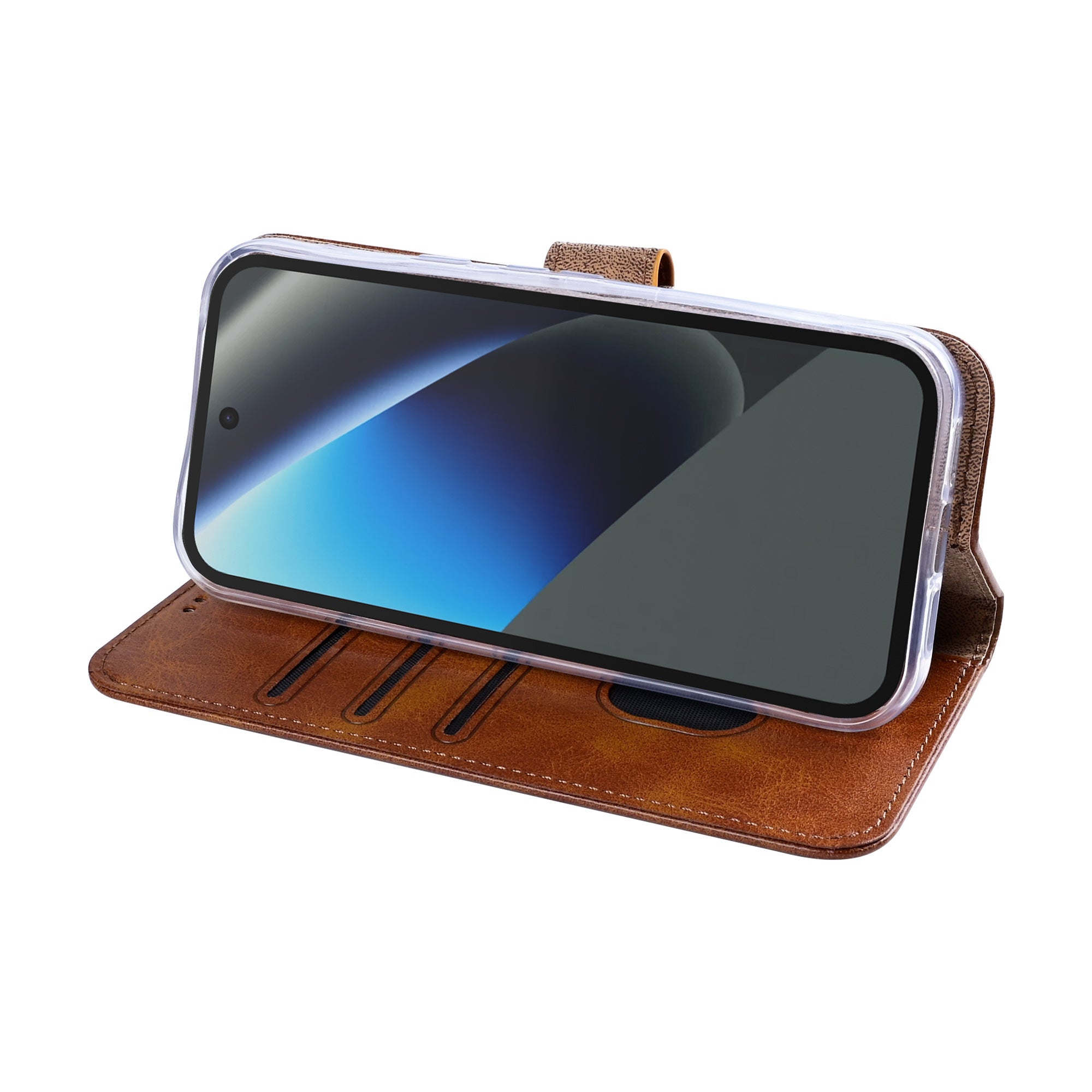 Rixus Buchhülle für Google Pixel 10a Light Brown – Bild 6