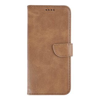 Rixus Buchhülle für Samsung Galaxy S26 Plus Light Brown