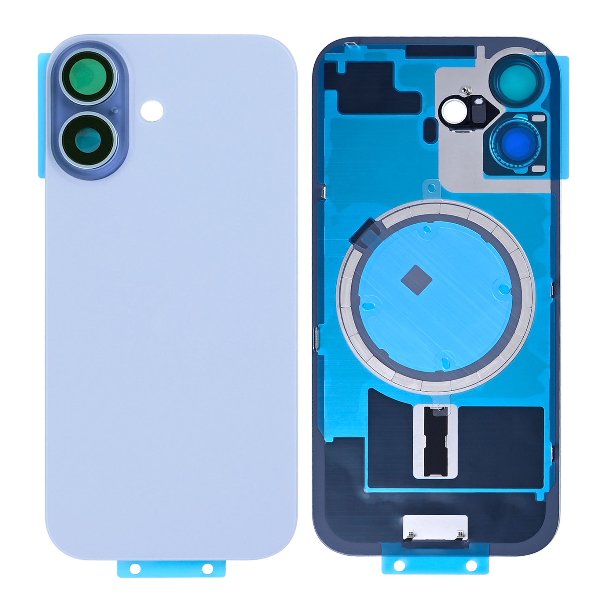 Für Apple iPhone 17 kompatibel Rückglas ohne NFC mit großem Kamerarahmen, Farbe wählbar – Bild 8