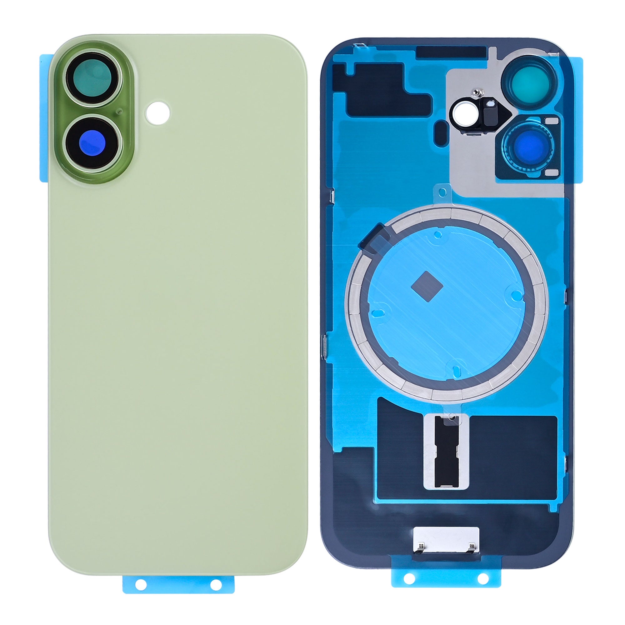 Für Apple iPhone 17 kompatibel Rückglas ohne NFC mit großem Kamerarahmen, Farbe wählbar – Bild 6