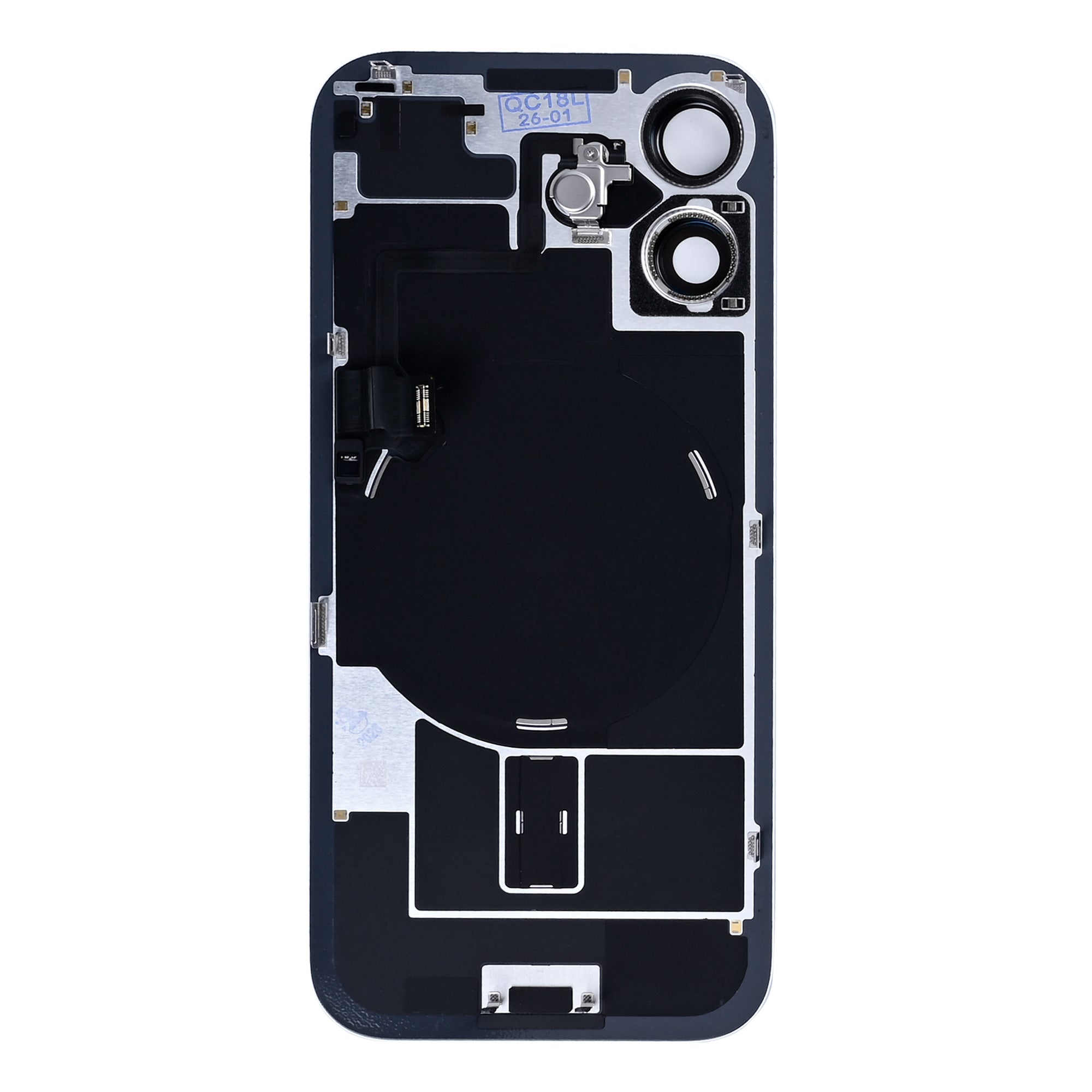 Für Apple iPhone 17 Original ausgebaut Rückglas mit NFC und großem Kamerarahmen, Farbe wählbar – Bild 14