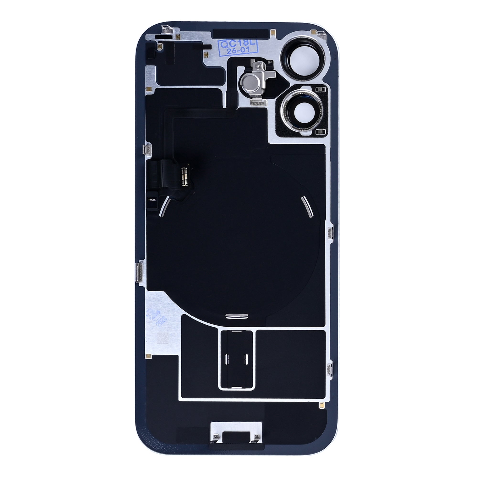 Für Apple iPhone 17 Original ausgebaut Rückglas mit NFC und großem Kamerarahmen, Farbe wählbar – Bild 10