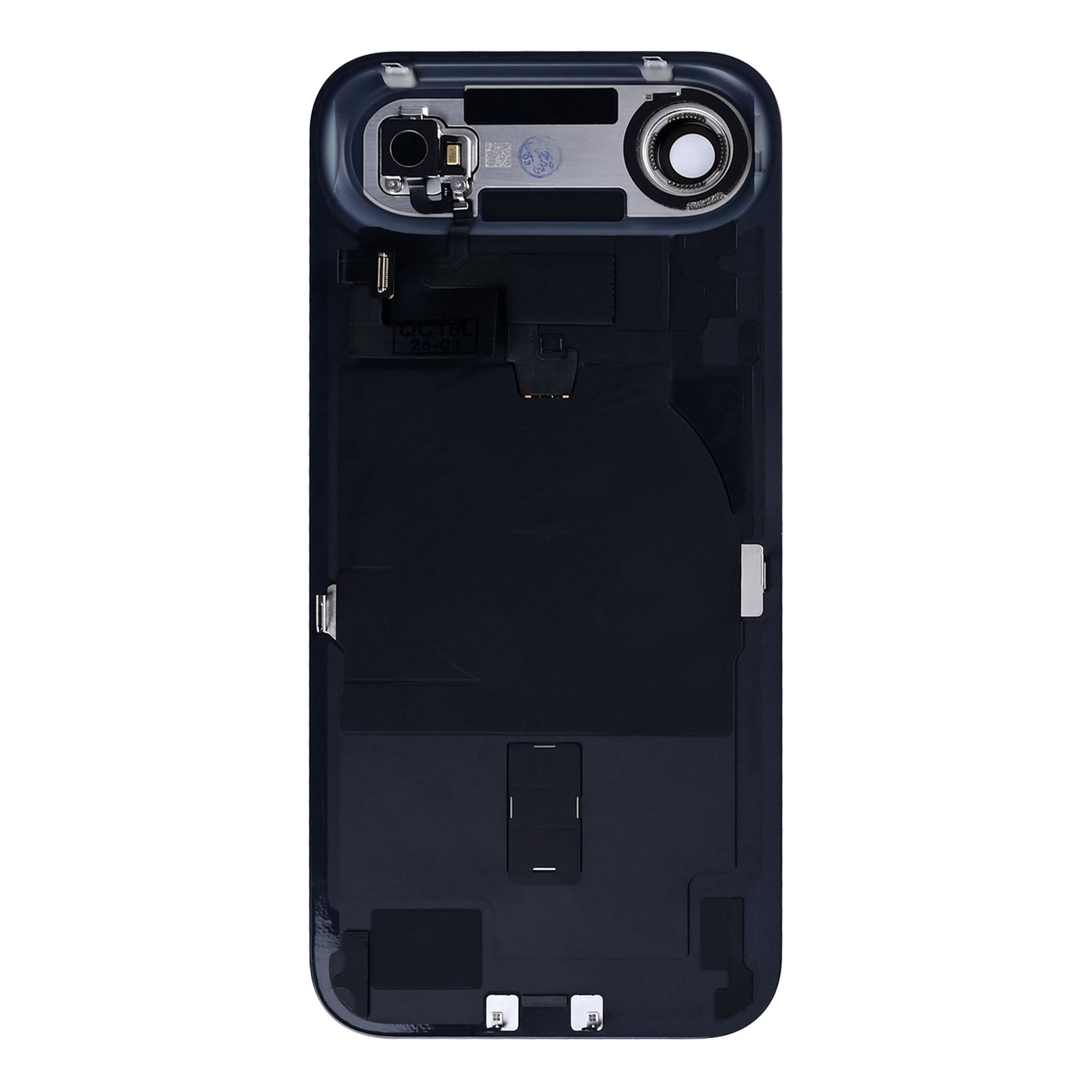 Für Apple iPhone 17 Air Rückglas mit NFC, Enlarged Kamera Rahmen Space Black Original ausgebaut – Bild 2