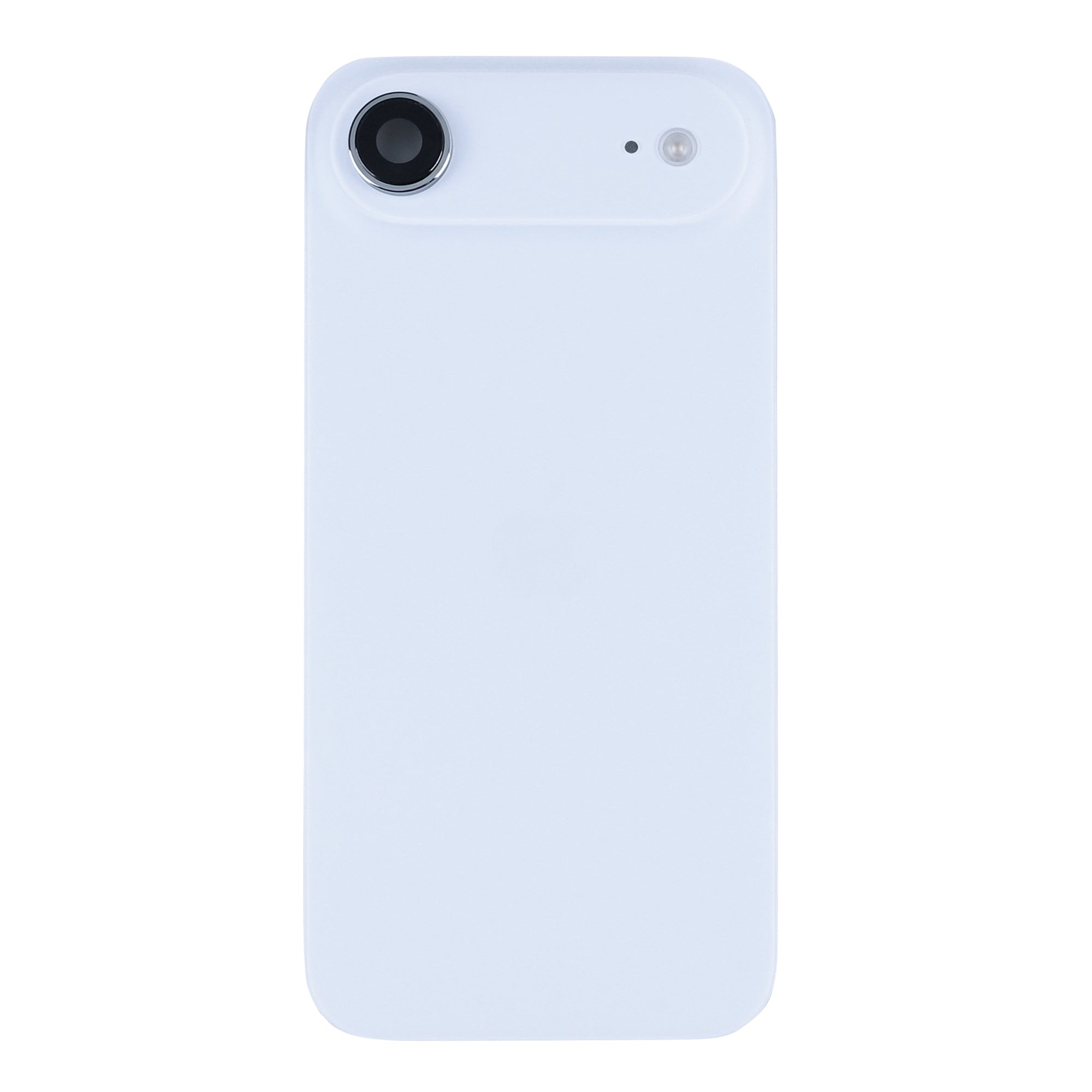 Backglass mit NFC und vergrößertem Kamerarahmen für Apple iPhone 17 Air A3260 Himmelblau ausgebaut