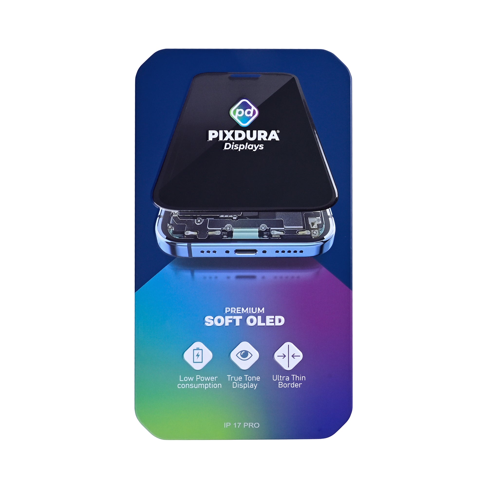 PIXDURA Display für iPhone 17 Pro Soft OLED Premium 120Hz Touchscreen – Bild 6