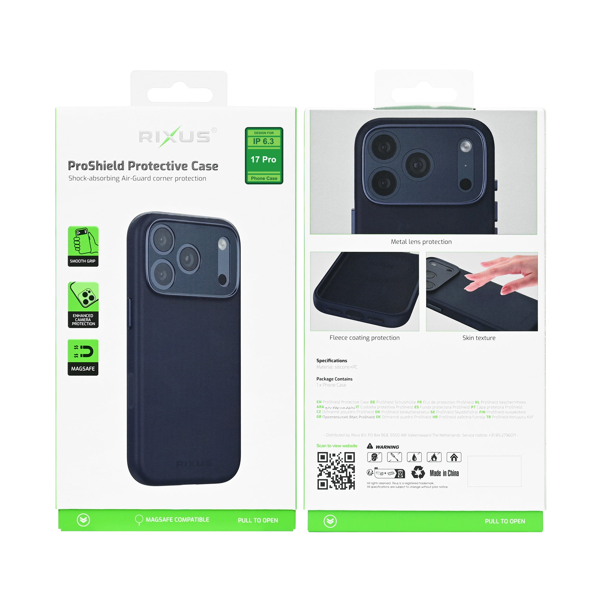 Rixus ProShield Hülle für Apple iPhone 17 Pro Dark Blue – Bild 6