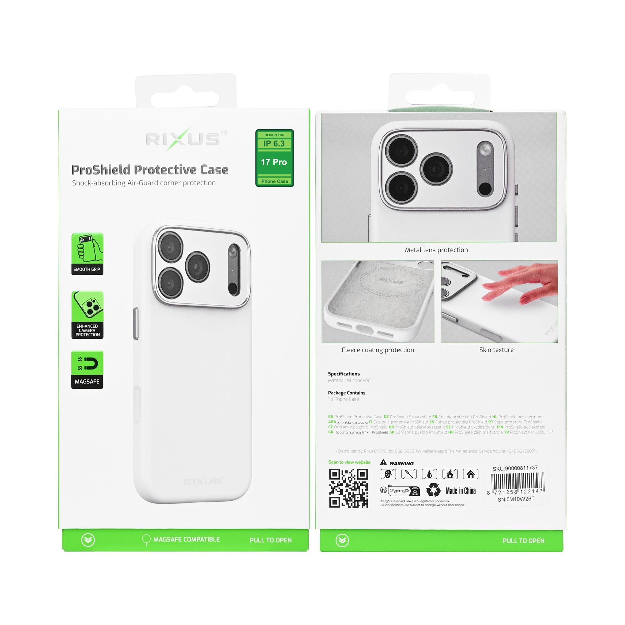 Rixus ProShield Hülle für Apple iPhone 17 Pro White – Bild 6