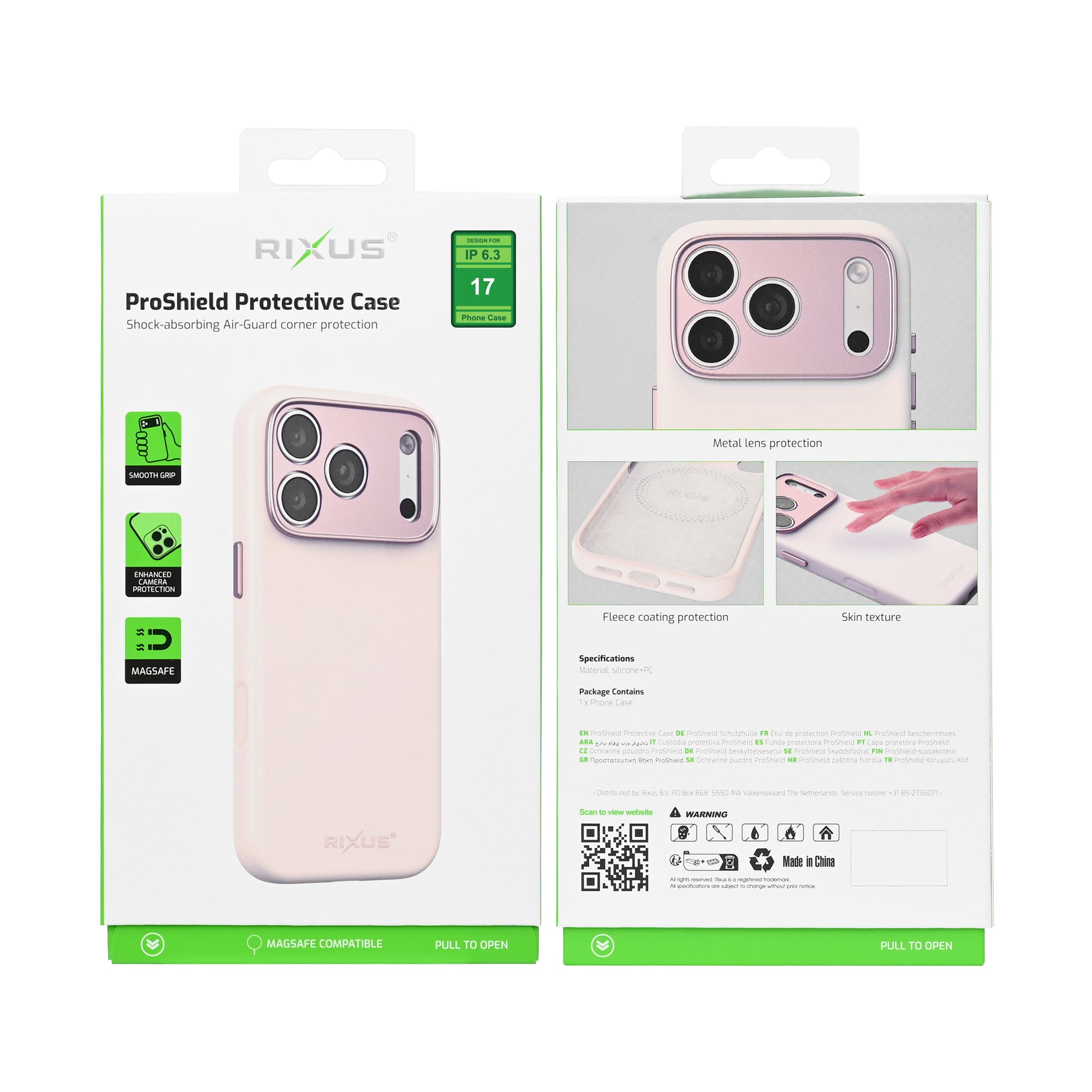 Rixus ProShield Hülle für Apple iPhone 17 Pink – Bild 6